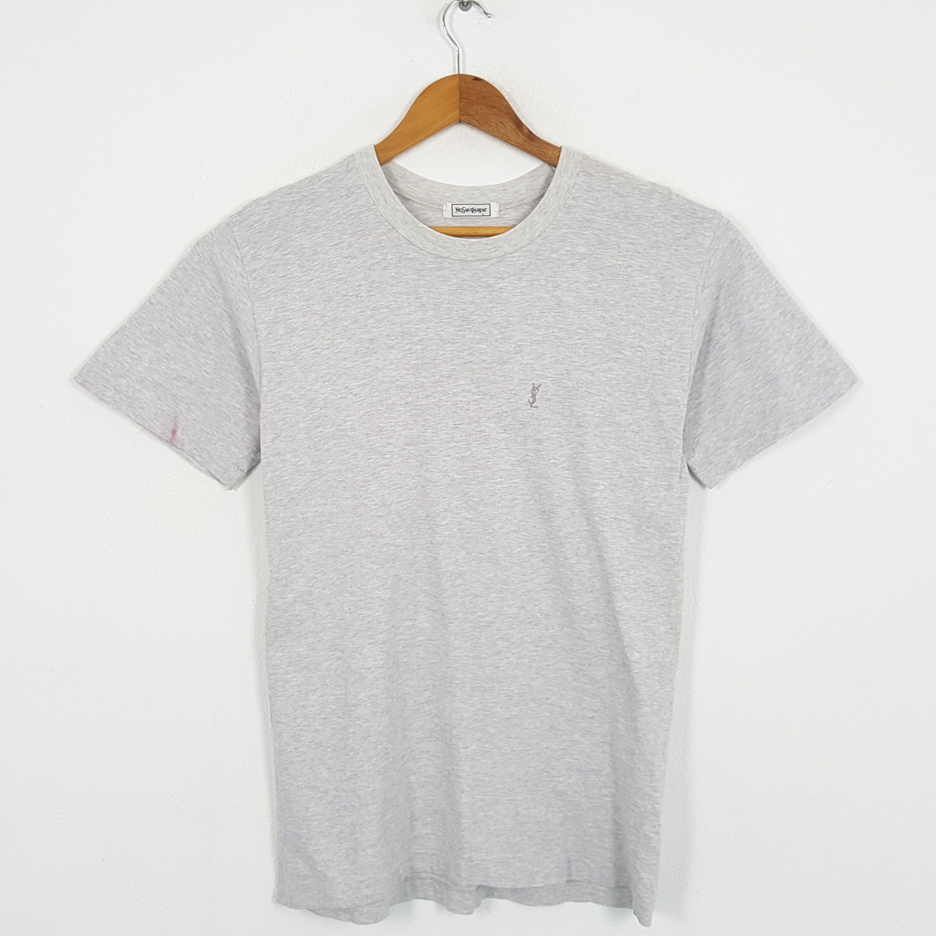 Vintage × Yves Saint Laurent Vintage YVES SAINT LAURENT Italian Brand T-Shirts Size US M / EU 48-50 / 2 - 1 Thumbnail
