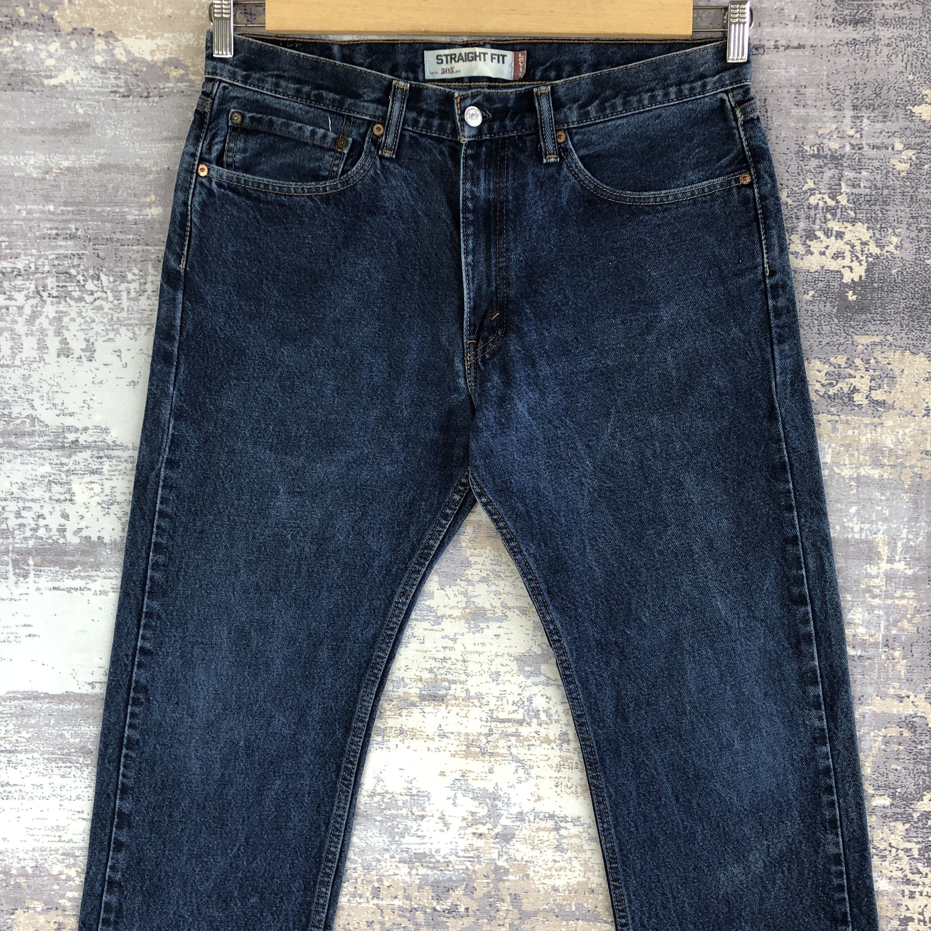 Levi's Vintage Levis 505 Straight Denim Levi's Faded Blue Jeans Size US 34 / EU 50 - 3 Thumbnail
