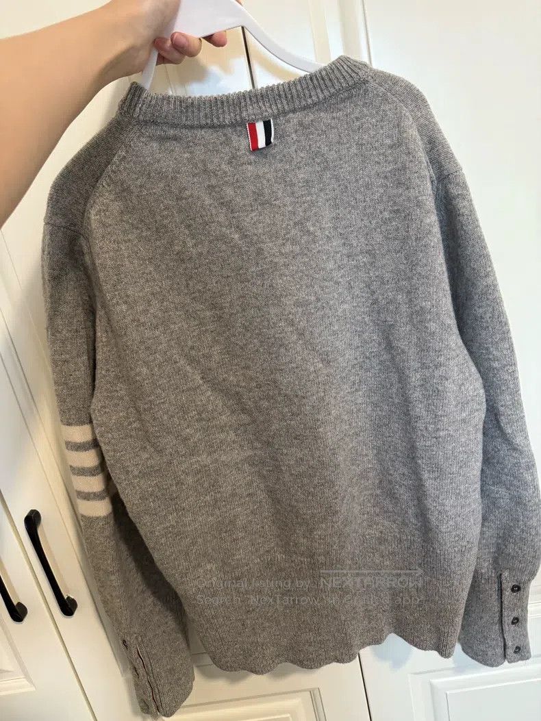 Thom Browne Thom Browne Full wool sweater Size US XL / EU 56 / 4 - 2 Thumbnail