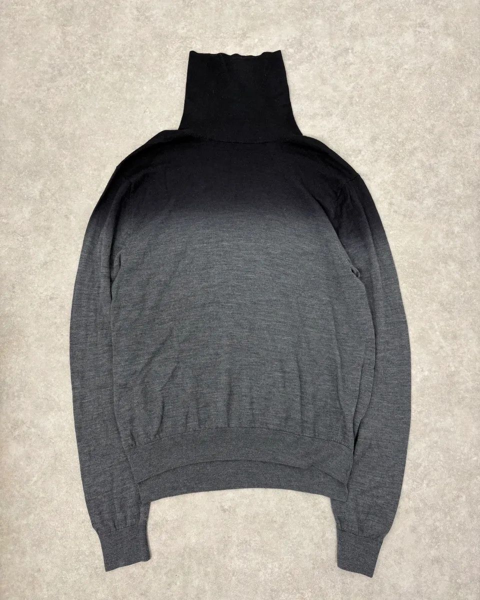 Emporio Armani 2000s Emporio Armani Gradient Black Grey Turtleneck Size US S / EU 44-46 / 1 - 1 Thumbnail
