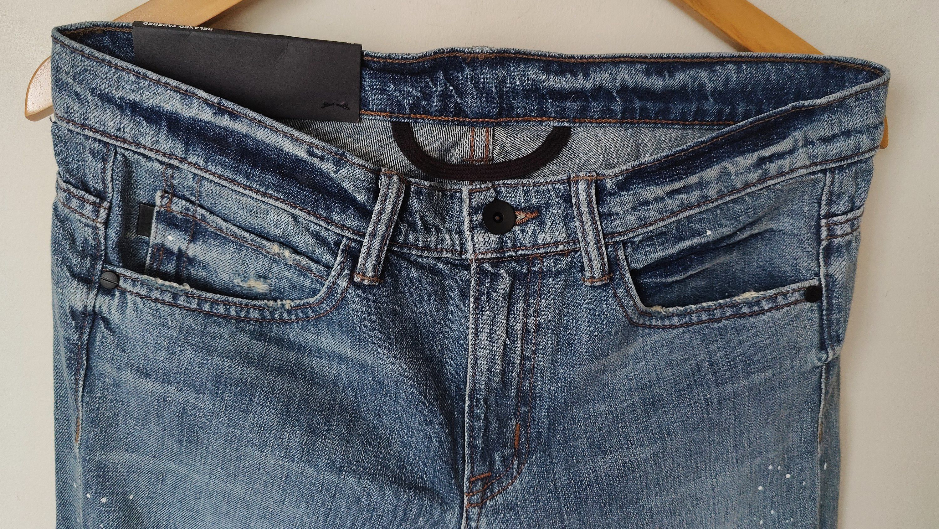 Helmut Lang Helmut Lang Relaxed RLLD Distressed Denim Pants NEW w/ Tags Size US 28 / EU 44 - 3 Thumbnail