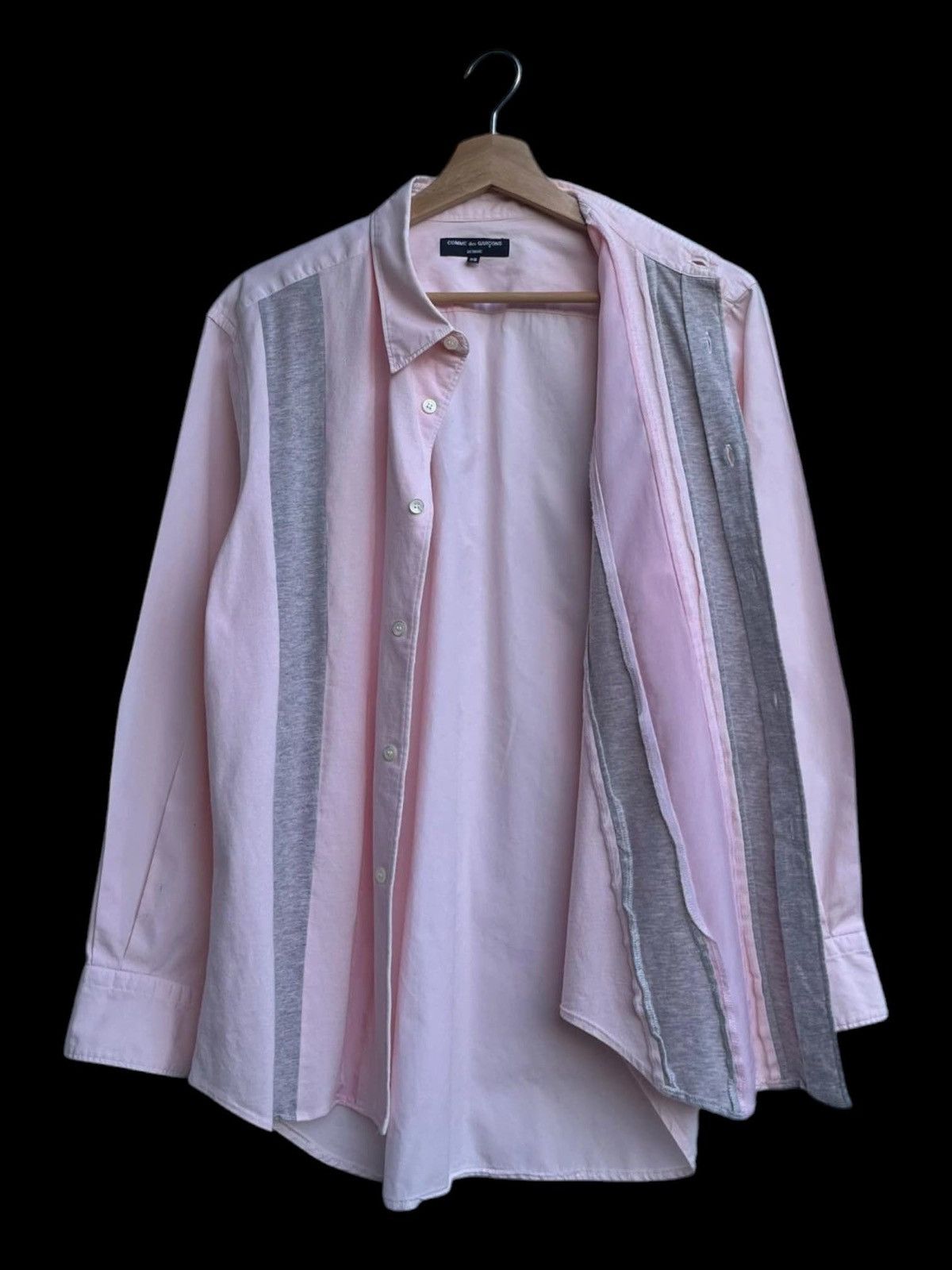 Comme des Garcons Homme AD2006 Comme des Garcons Homme Front Switching Shirt Size US XS / EU 42 / 0 - 2 Thumbnail