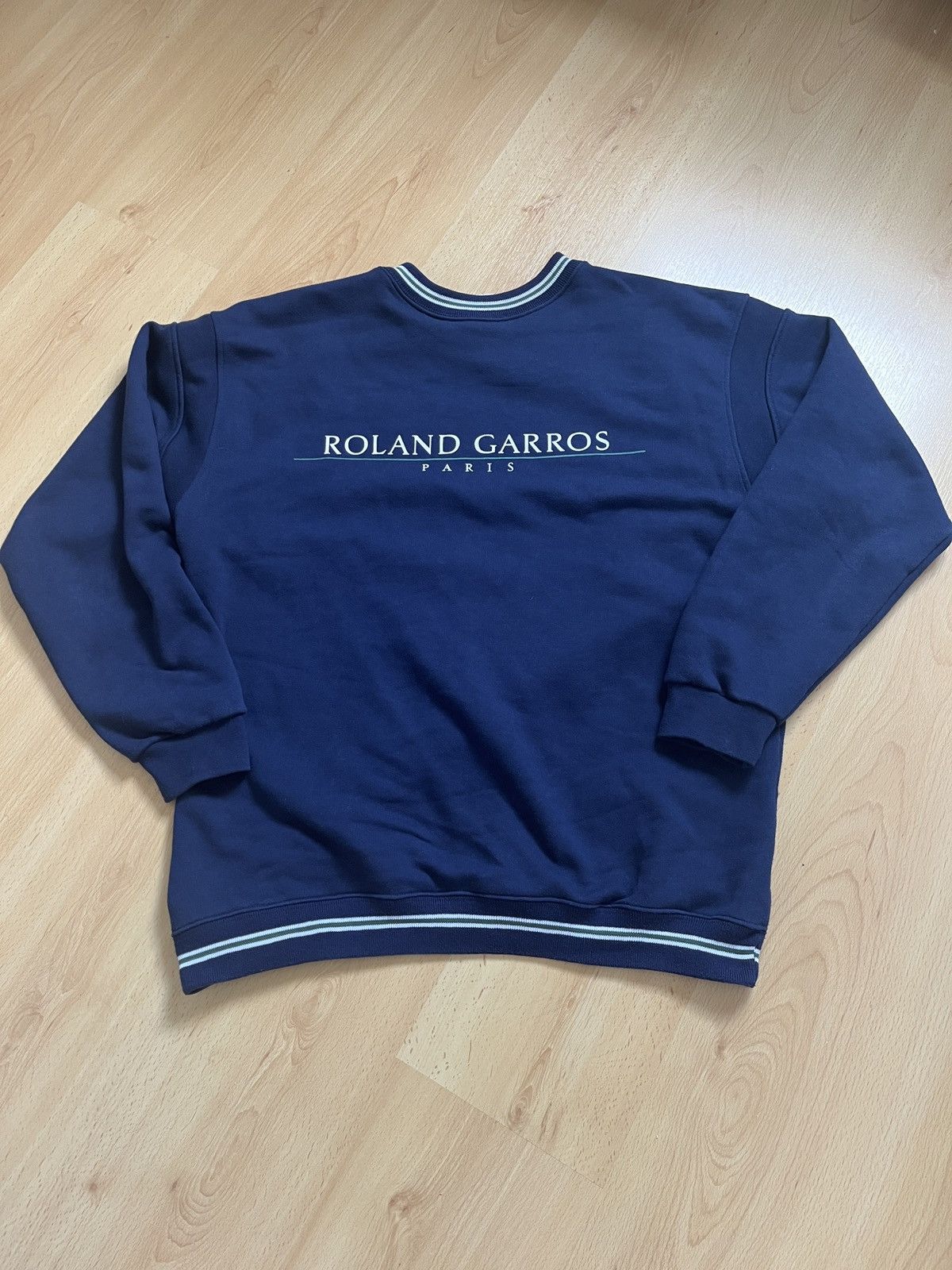 Other Roland Garros navy blue vintage sweatshirt Size US XL / EU 56 / 4 - 1 Thumbnail
