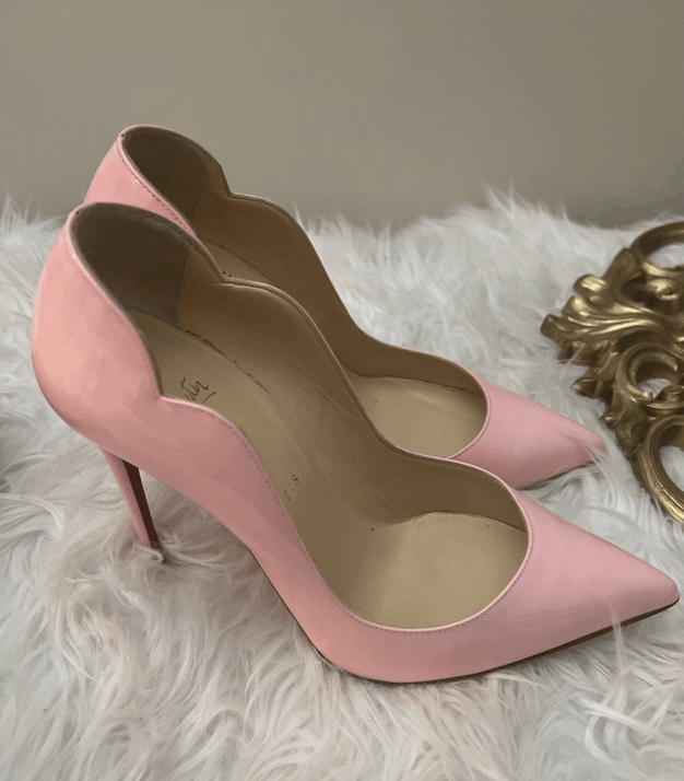 Christian Louboutin Hot Chick 100mm pump pink patent leather 36.5 Size US 6.5 / IT 36.5 - 1 Thumbnail