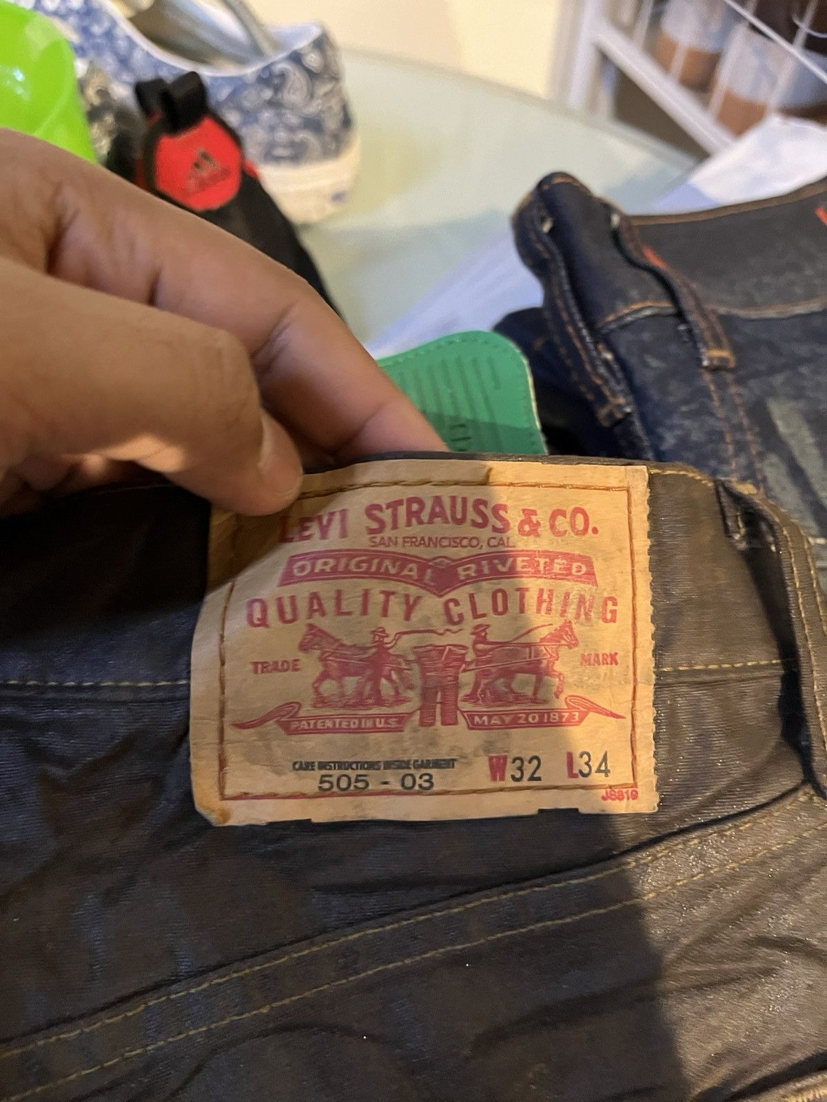 Levi's × Vintage Vintage Levis jeans Size US 32 / EU 48 - 6 Thumbnail