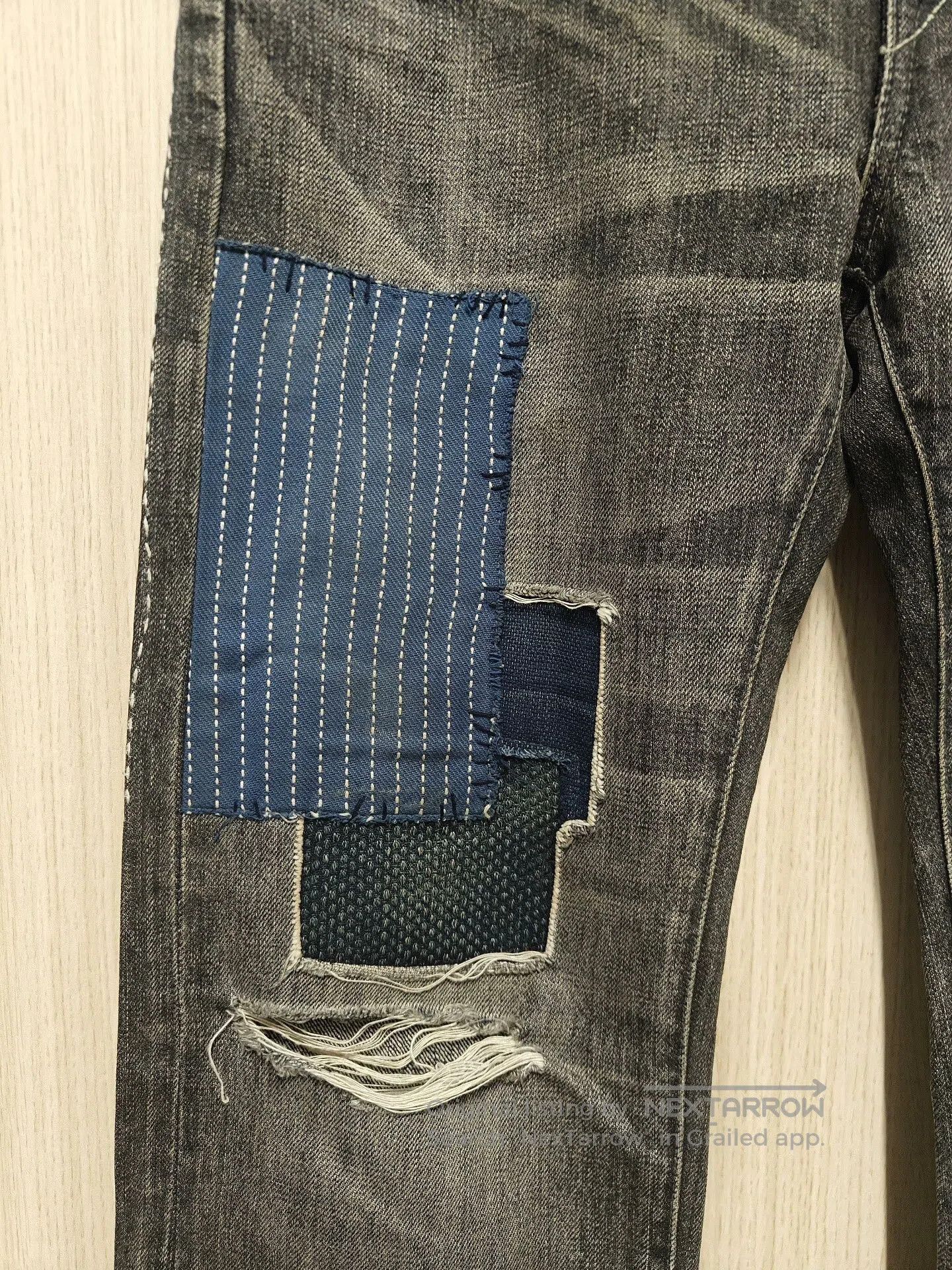 Neighborhood NEIGHBORHOOD 15SS Patched Sashiko Denim. Size US 32 / EU 48 - 4 Thumbnail