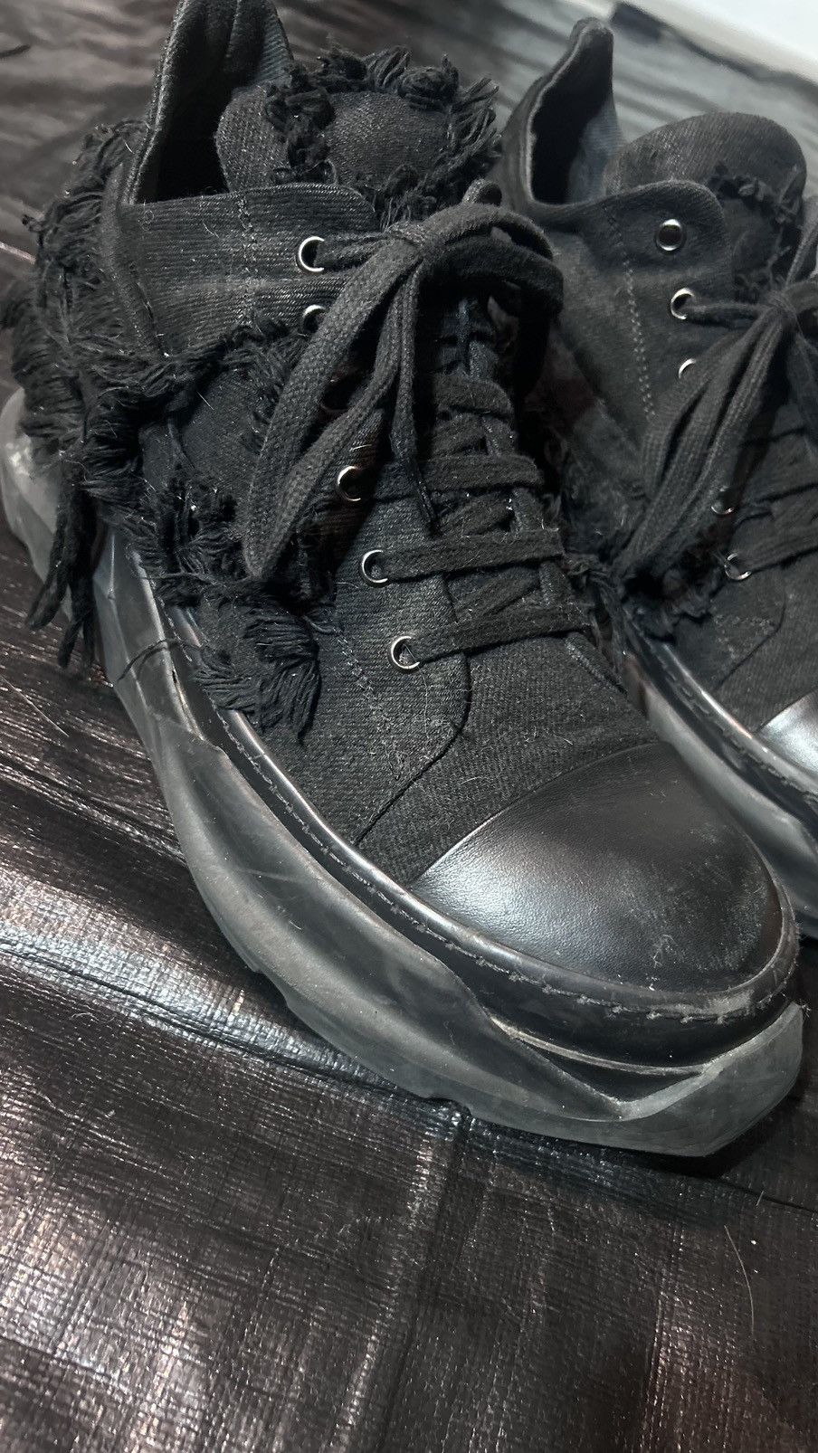 Rick Owens Drkshdw Rick Owens Destroyed Abstract Sole 2021 Size US 9 / EU 42 - 5 Thumbnail