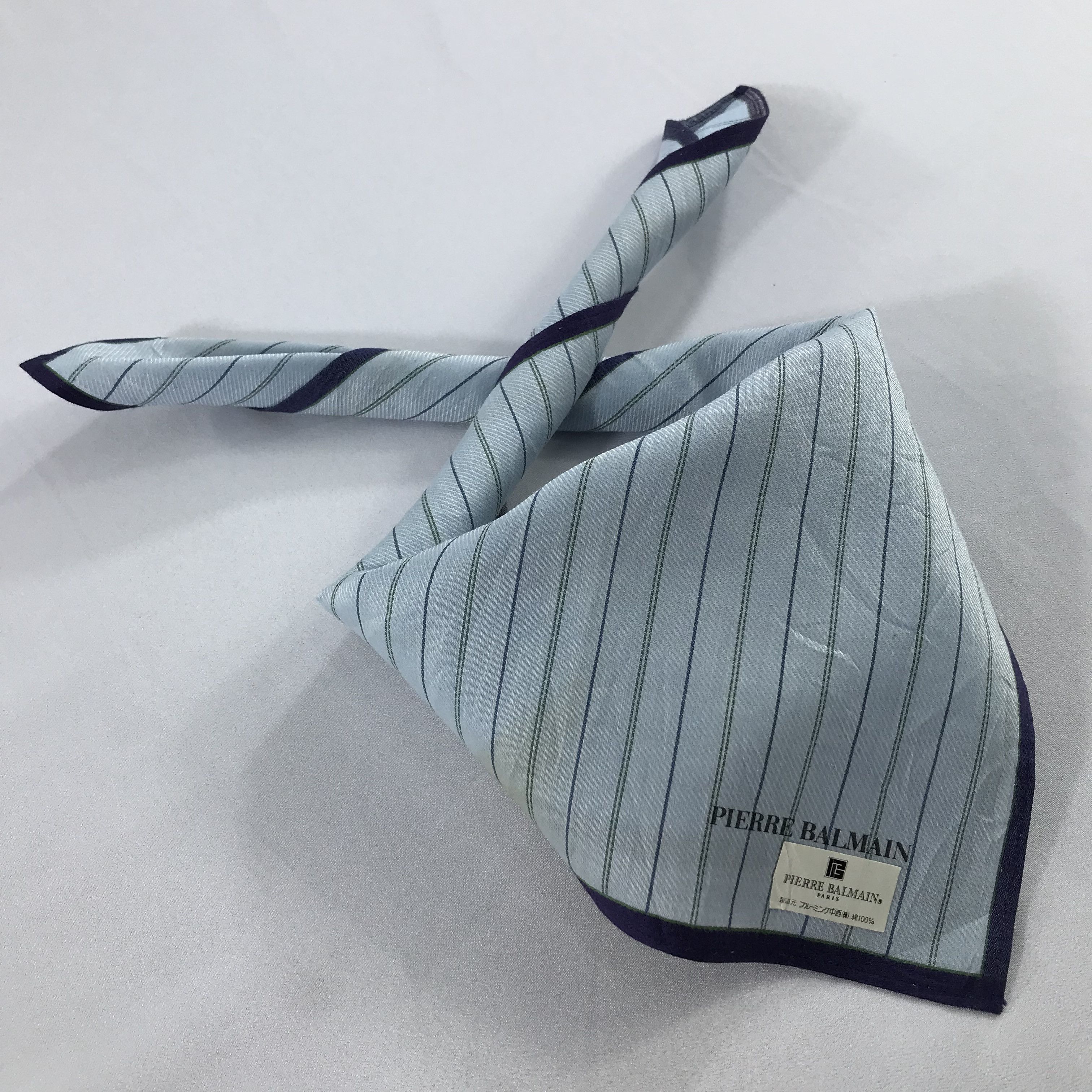 Pierre Balmain × Vintage Pierre Balmain Bandana / Handkerchief / Neckerchief - S2431 Size ONE SIZE - 3 Thumbnail