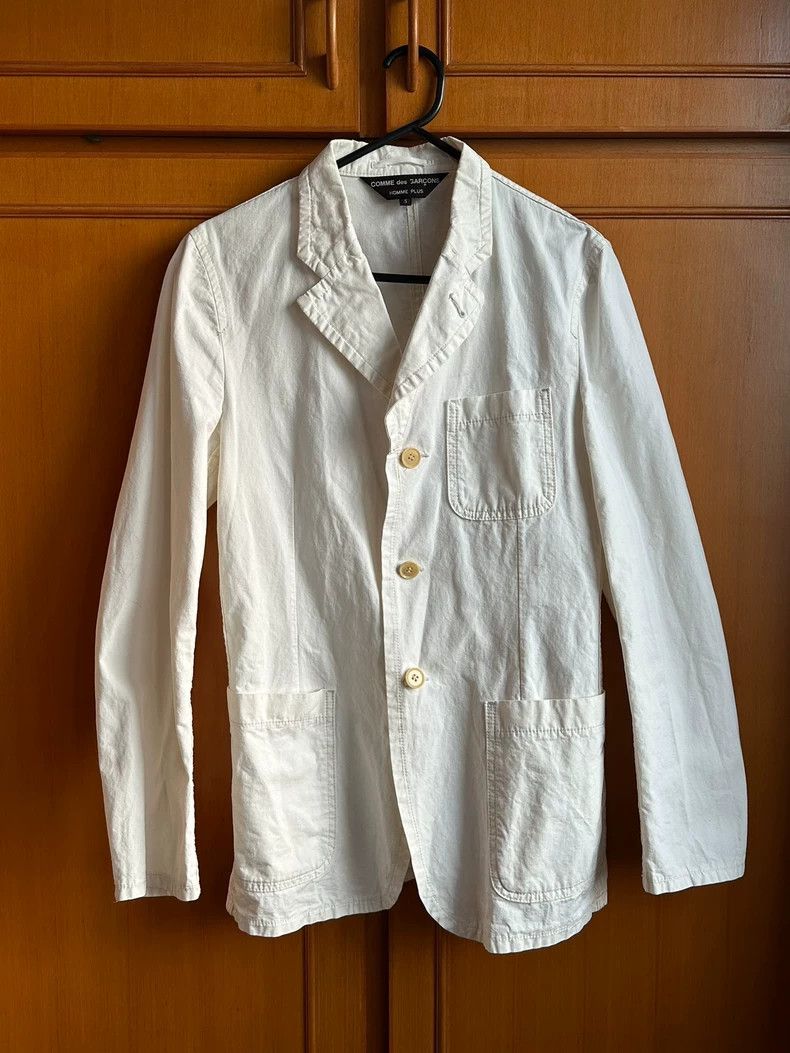 Comme des Garcons Comme Des Garcons SWhite washed cotton suit 2502-Nextarrow Size US S / EU 44-46 / 1 - 1 Thumbnail