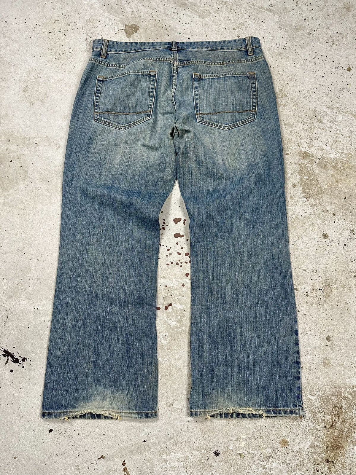 If Six Was Nine Vintage Y2K Baggy Flare Boot Cut Distressed Jeans Japanese Size US 38 / EU 54 - 1 Thumbnail
