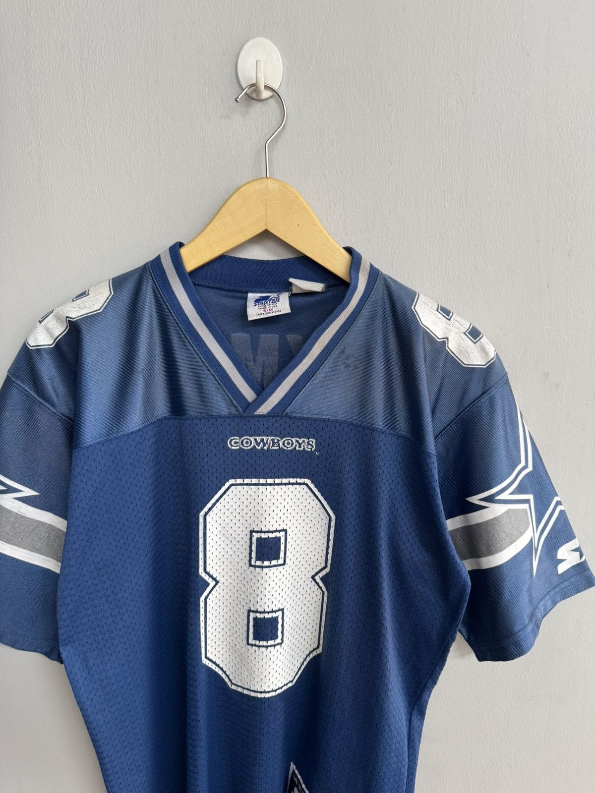Starter VINTAGE 90’S DALLAS COWBOYS TROY AIKMAN NFL JERSEY Size US S / EU 44-46 / 1 - 2 Thumbnail