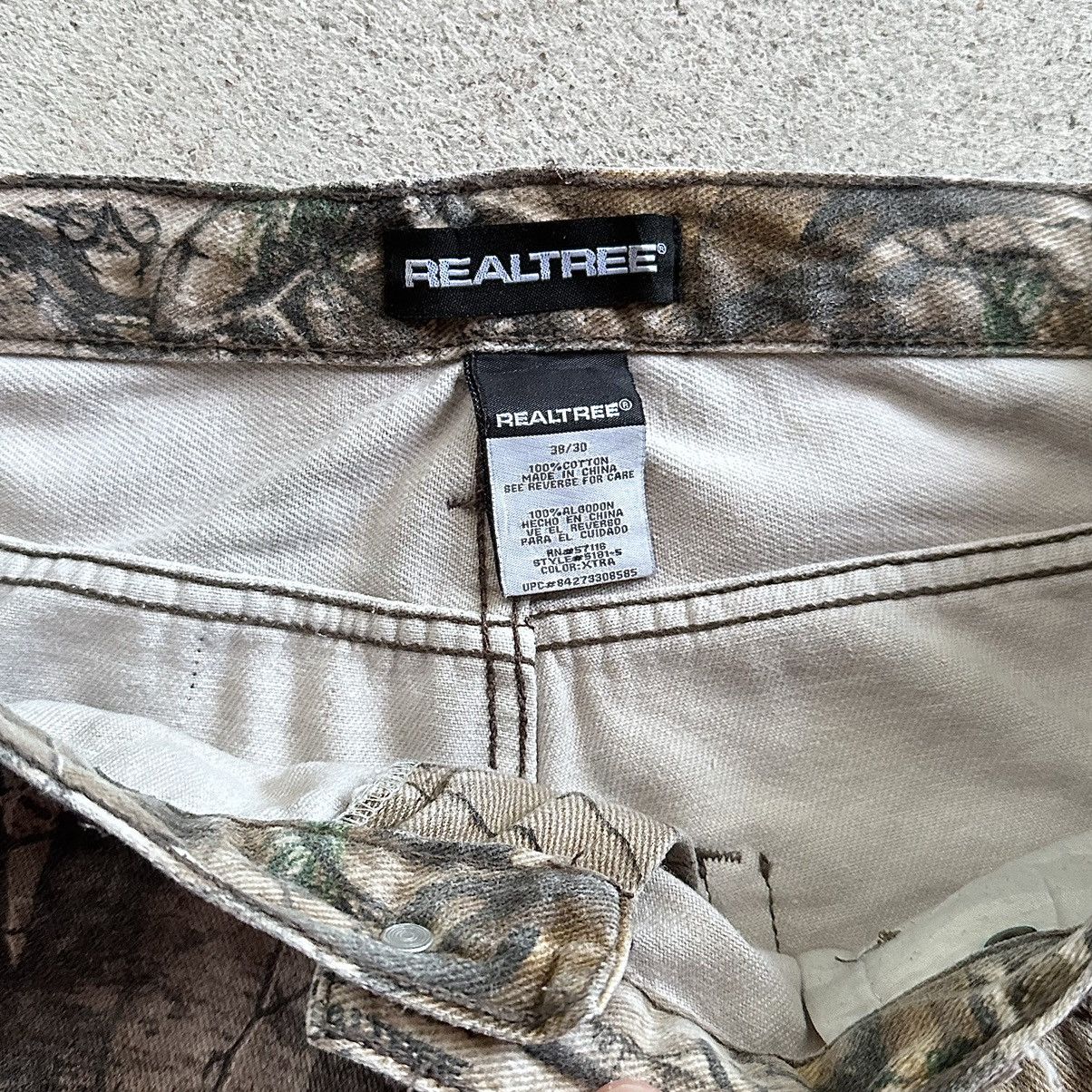 Carhartt × Realtree (38x30) Crazy Vintage Y2K Realtree Camo Carhartt Style Baggy Size US 38 / EU 54 - 3 Thumbnail