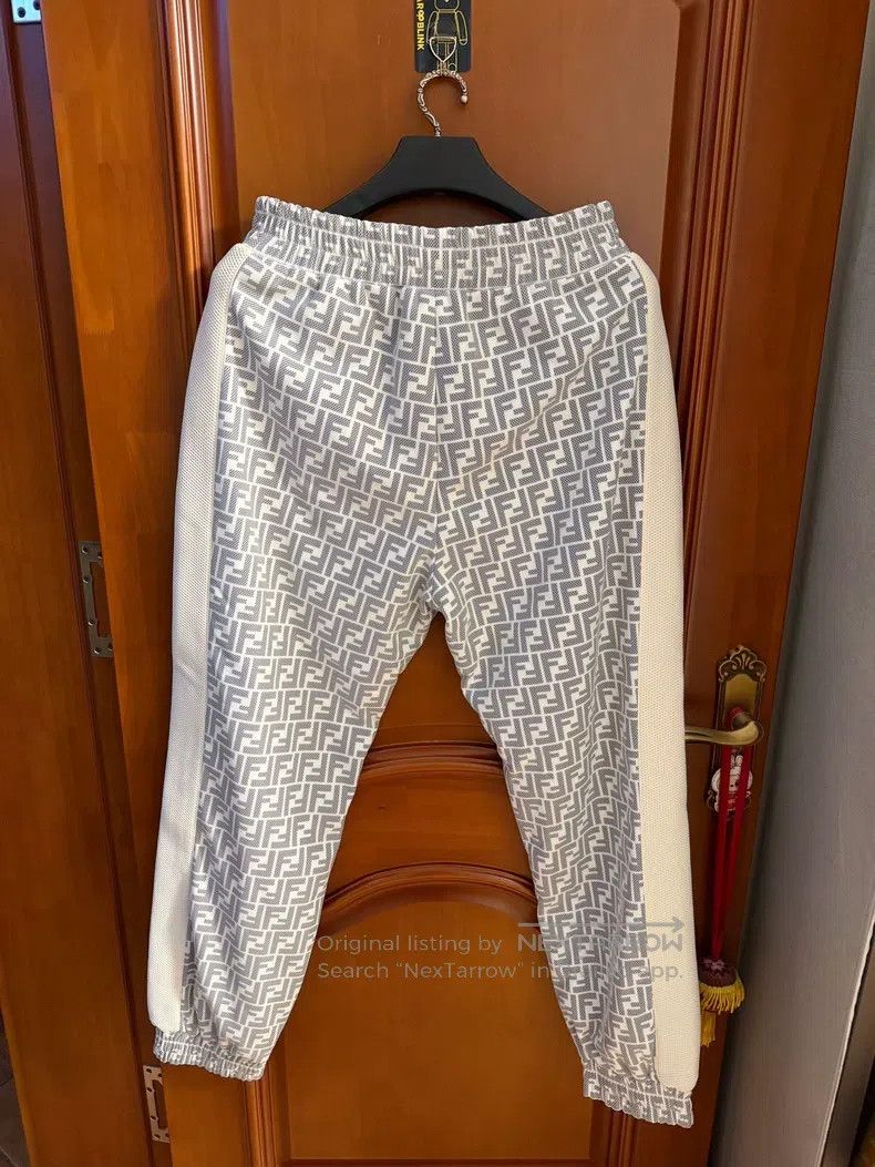 Fendi Fendi White Ski Pants with Full Logo Print - 'Ski' Series Size US 36 / EU 52 - 2 Thumbnail