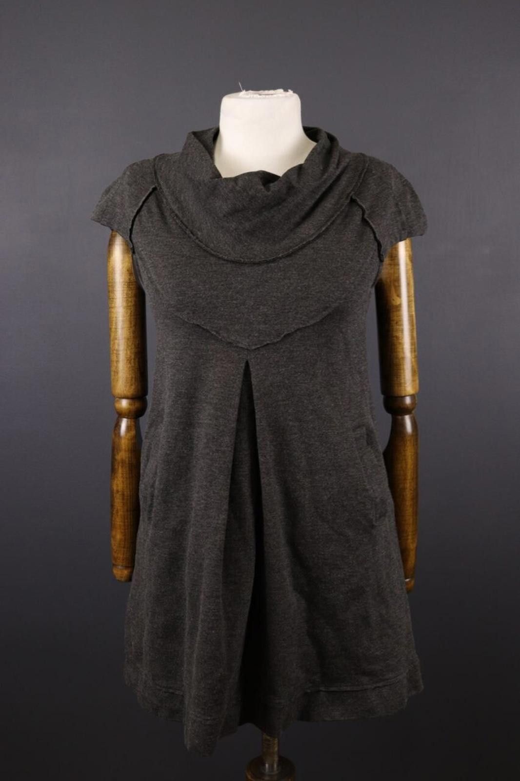 Pink Floyd Pinko Gray Short Sleeve Cowl Neck Sweater Dress Size M Size M / US 6-8 / IT 42-44 - 2 Thumbnail
