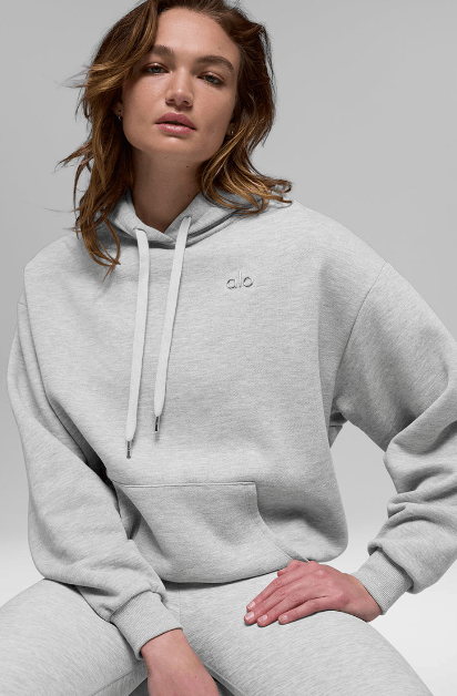 Alo ALO 'Accolade' Grey Pullover Hoodie Size US S / EU 44-46 / 1 - 1 Preview