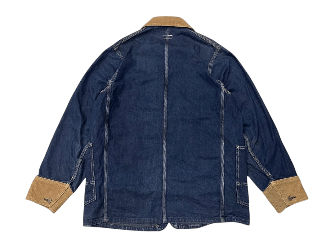 Sugar Cane 🔥 SUPER RARE !! VINTAGE SUGER CANE DENIM WORKER JACKET it Size US M / EU 48-50 / 2 - 2 Thumbnail