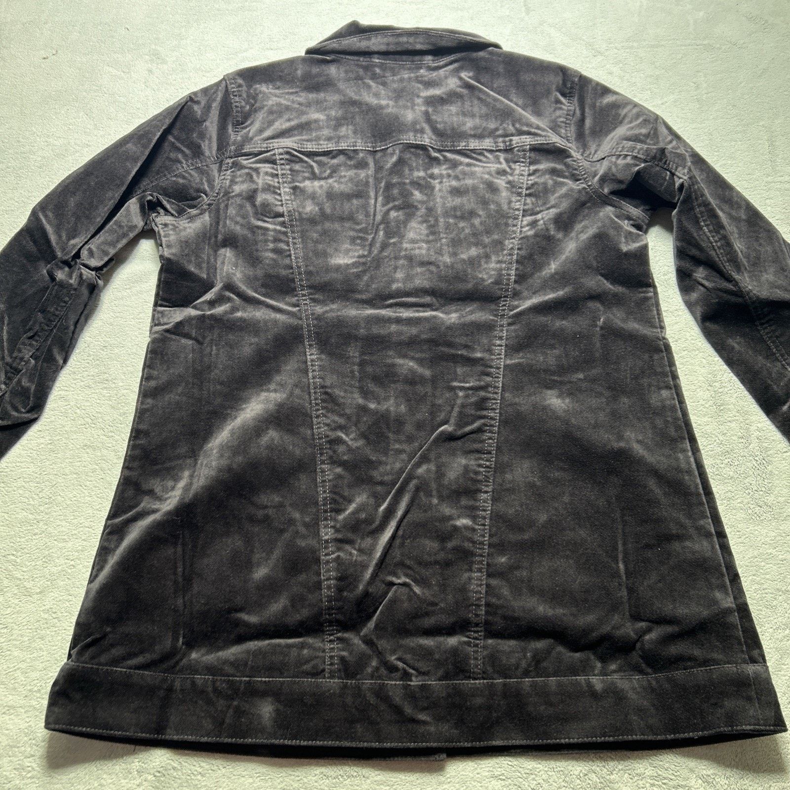 Denim & Co. Soft shell Jacket Womens Medium Chore Western VTG Farm Barn Size M / US 6-8 / IT 42-44 - 2 Thumbnail