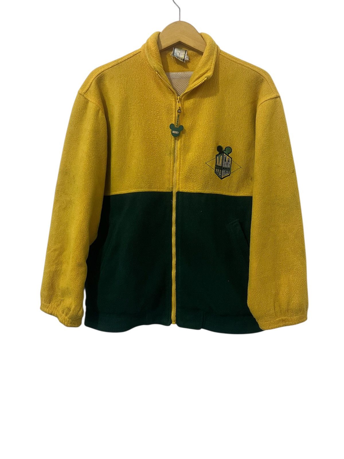 Disney Rare Mickey Mouse Disney Fleece Full Zip Jacket Mesh Lined Size US M / EU 48-50 / 2 - 1 Thumbnail