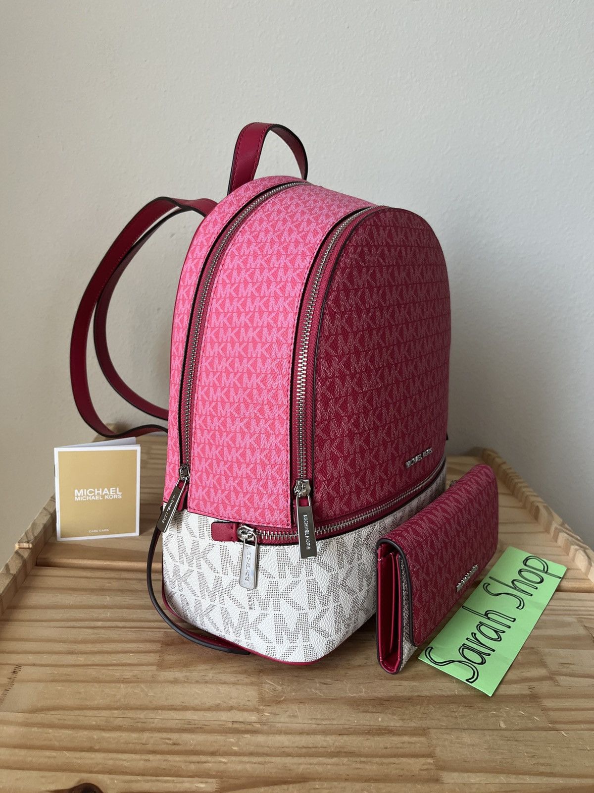 Michael Kors Michael Kors Rhea medium zip backpack set Size ONE SIZE - 4 Thumbnail