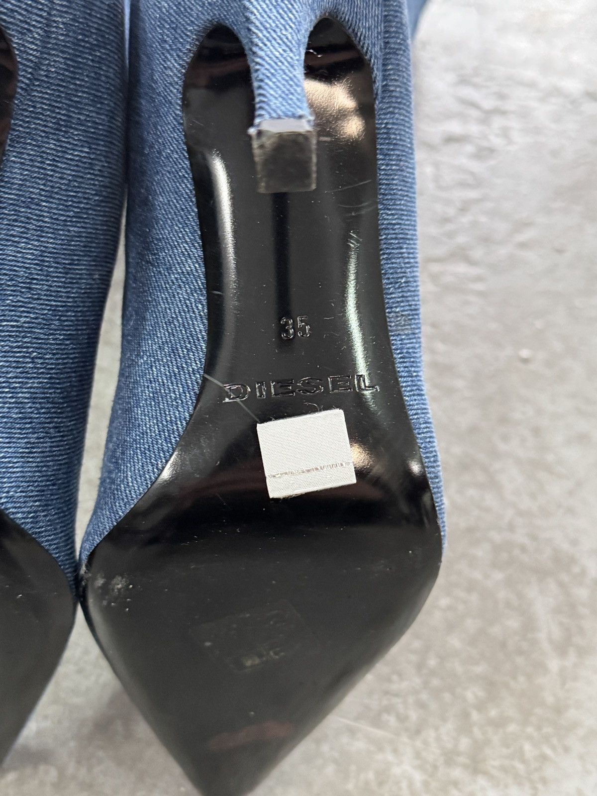 Diesel Archive Diesel Vintage Denim Heels Size US 5 / IT 35 - 10 Thumbnail