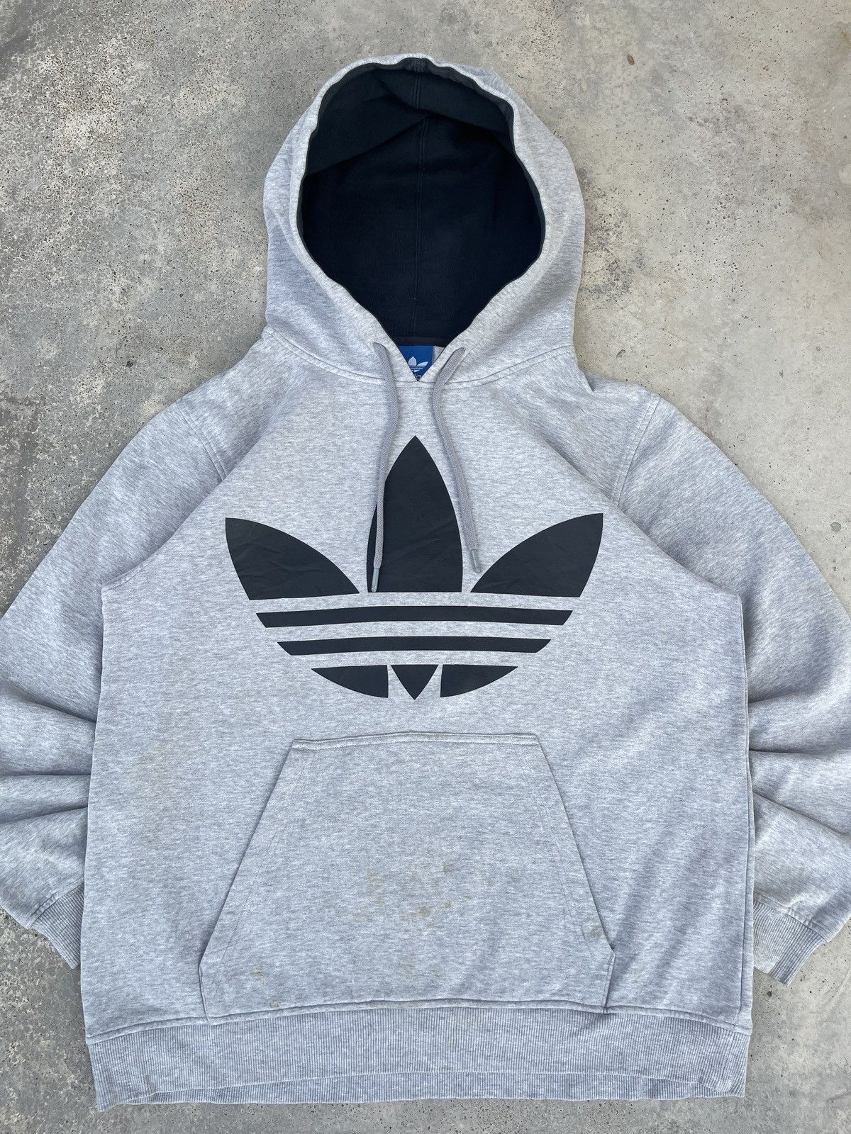 Adidas × Vintage Adidas Big Logo Pullover Hoodie Size US L / EU 52-54 / 3 - 4 Thumbnail