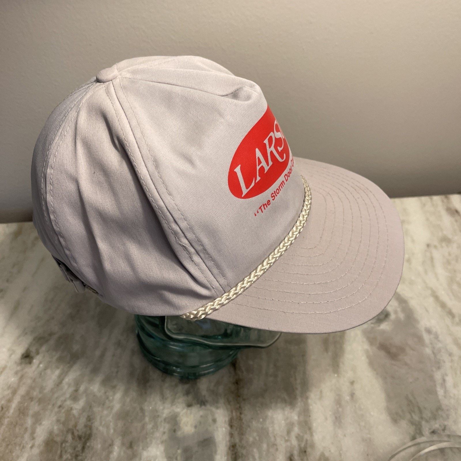 Vintage Vintage Larson The Storm Door Company Rope Hat Zip-Back 90s Size ONE SIZE - 4 Thumbnail