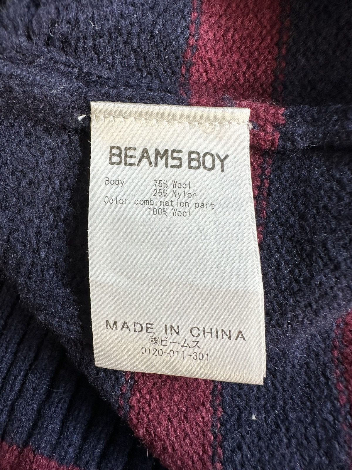 Beams Plus FW2019 Beams Boy Knitted wool sweater Size US M / EU 48-50 / 2 - 10 Thumbnail