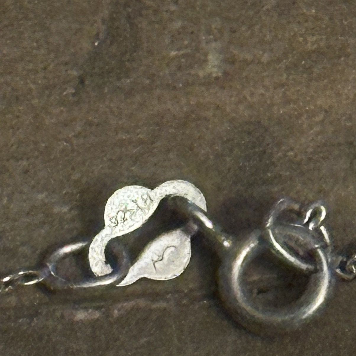Vintage Vintage 925 silver rhinestone heart pendant necklace Size ONE SIZE - 5 Thumbnail