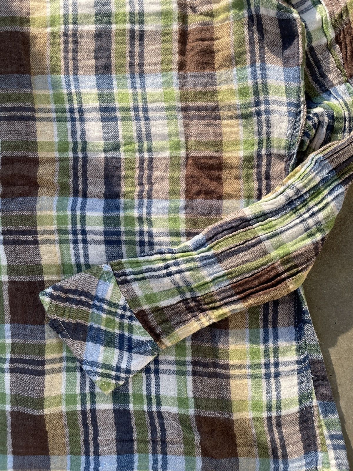 Japanese Brand Vintage Flannel T&C Surf Design Plaid Button Shirt Size US L / EU 52-54 / 3 - 12 Thumbnail