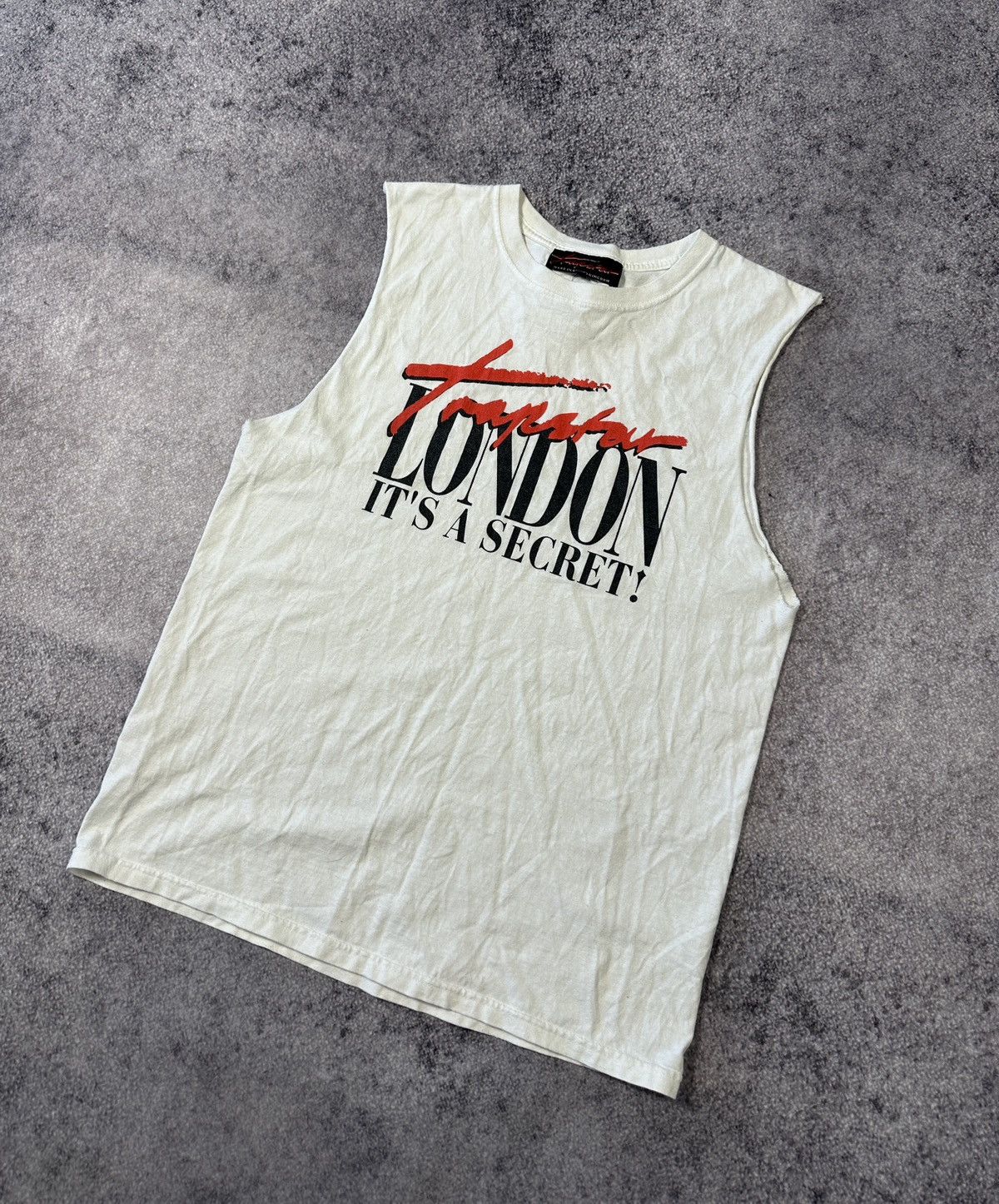 Trapstar London Y2K Trapstar Big Logo Tank Top Streetwear Rare Casual USA M Size US M / EU 48-50 / 2 - 1 Thumbnail