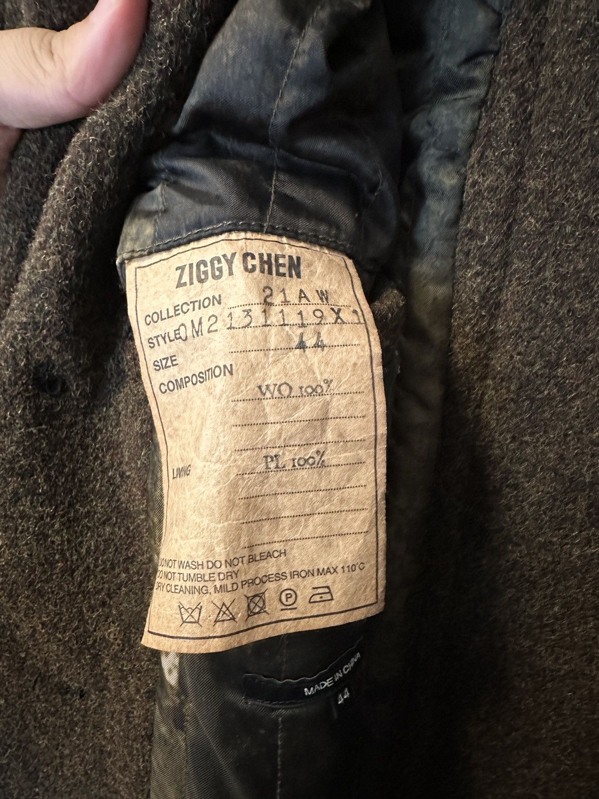 Ziggy Chen Aw2021 Ziggy Chen down coat Size US S / EU 44-46 / 1 - 6 Thumbnail