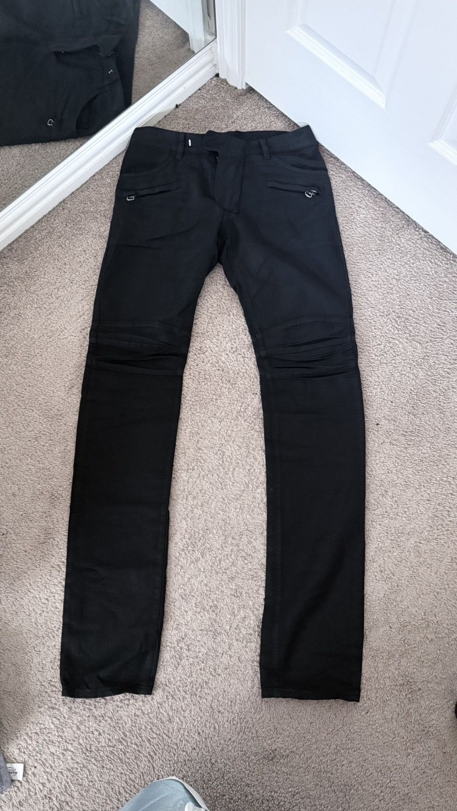 Single-Zip Cotton Bikers
