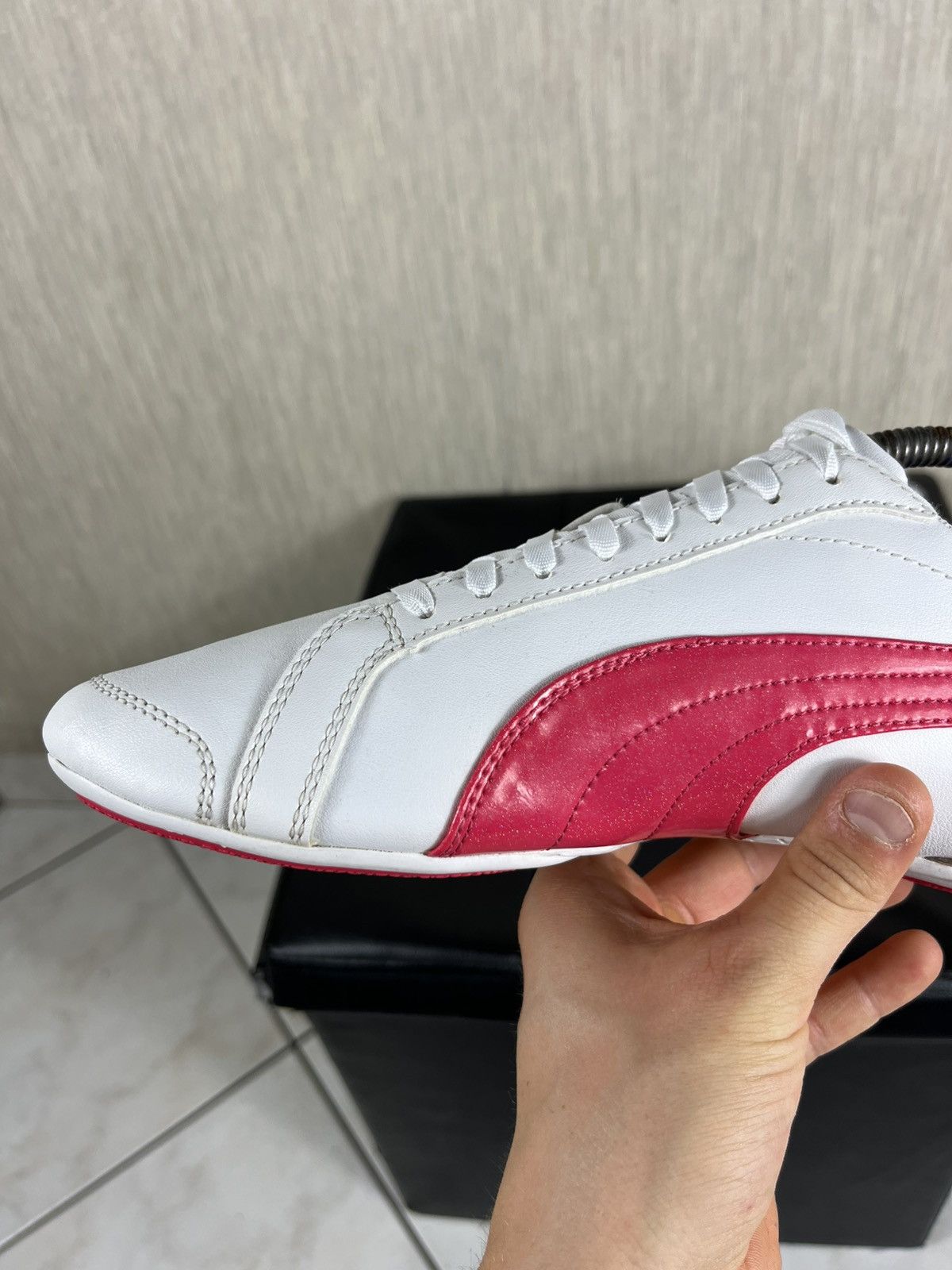 Puma Vintage Puma speed cat y2k sneakers shiny brocade pink shoes Size US 9.5 / IT 39.5 - 11 Thumbnail