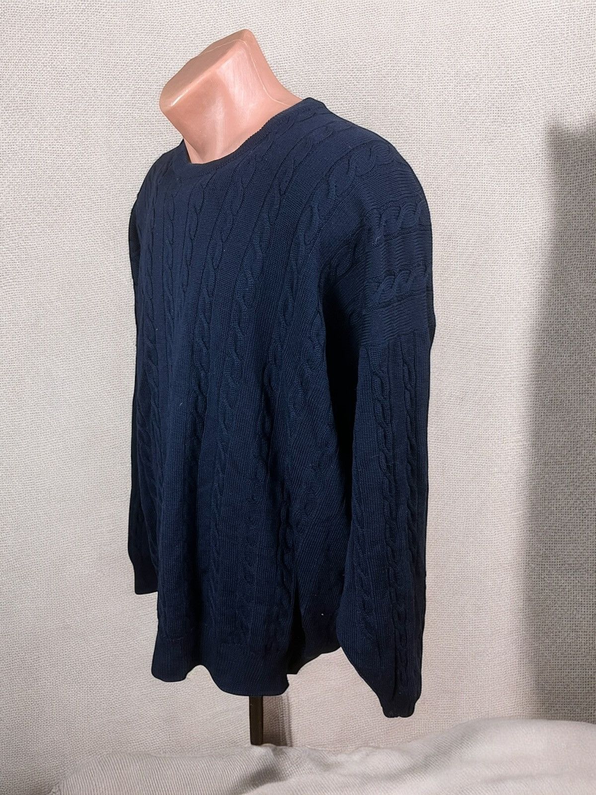 Pringle Of Scotland Pringle of Scotland navy cable knit woolen pull size XXL Size US XXL / EU 58 / 5 - 4 Thumbnail
