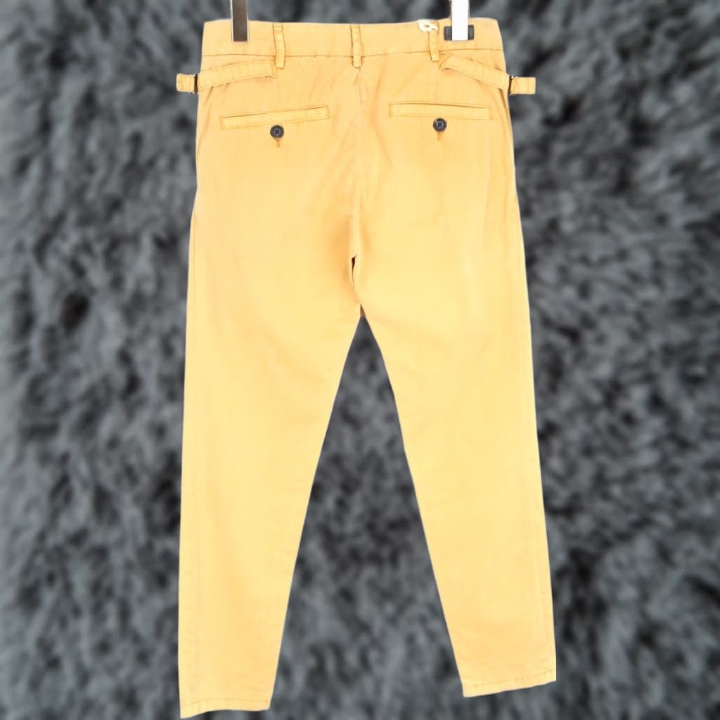 Diesel Diesel Trousers Men W26 Zip Fly Logo Cinch Sides Faded Pleated Button Cuffs Size US 26 / EU 42 - 1 Thumbnail