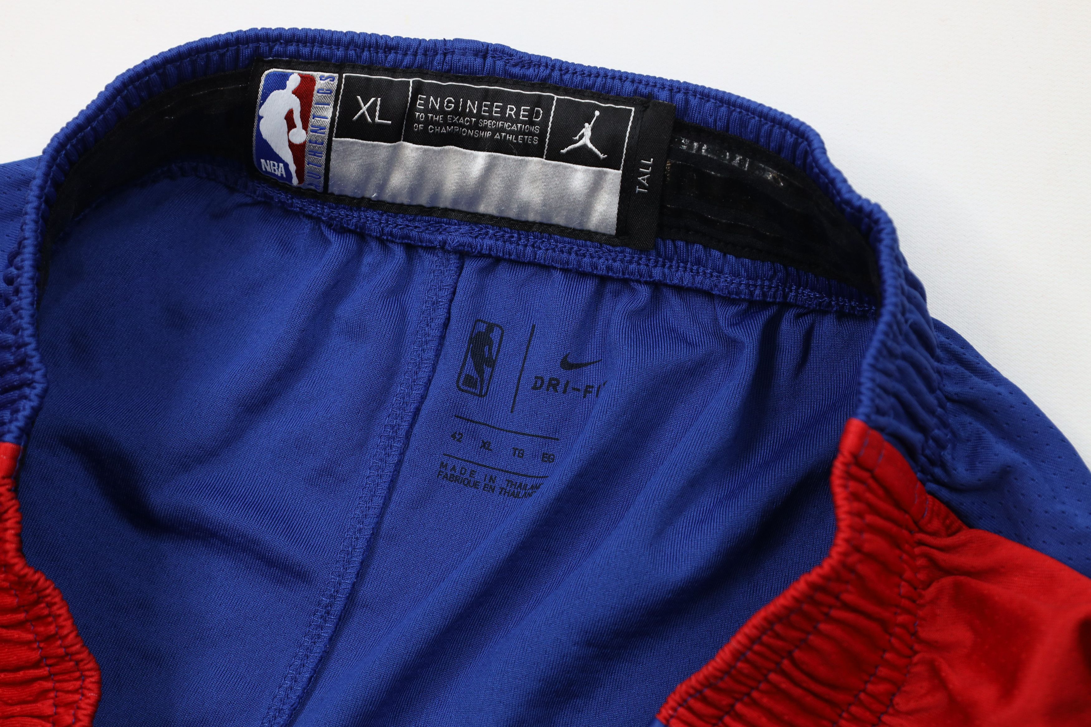 Nike Nike Air Jordan Game Worn Detroit Pistons Basketball Shorts Size US 36 / EU 52 - 7 Thumbnail
