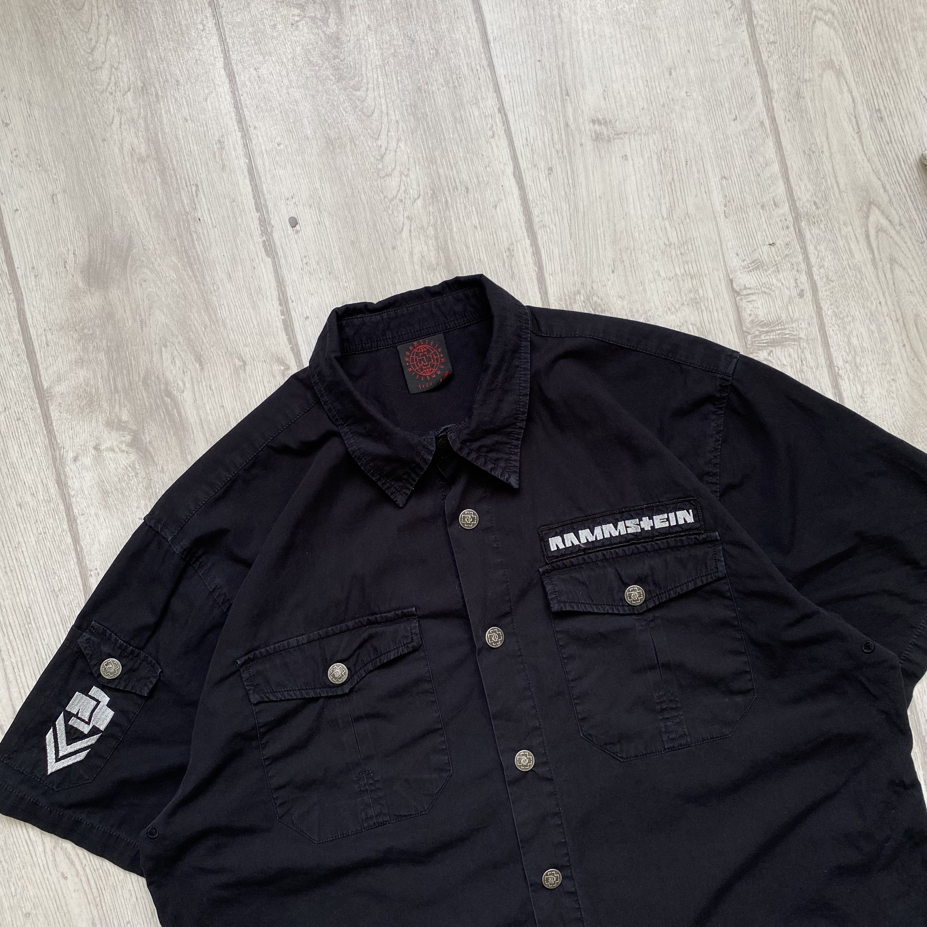Band Tees 🎸Vintage Rammstein Shirt Short Sleeve Metal Band Tee opium Size US M / EU 48-50 / 2 - 3 Thumbnail