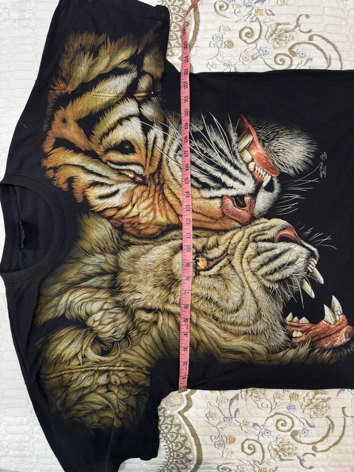 Vintage Vintage Lion vs Tiger Big Photos Size US XL / EU 56 / 4 - 16 Thumbnail
