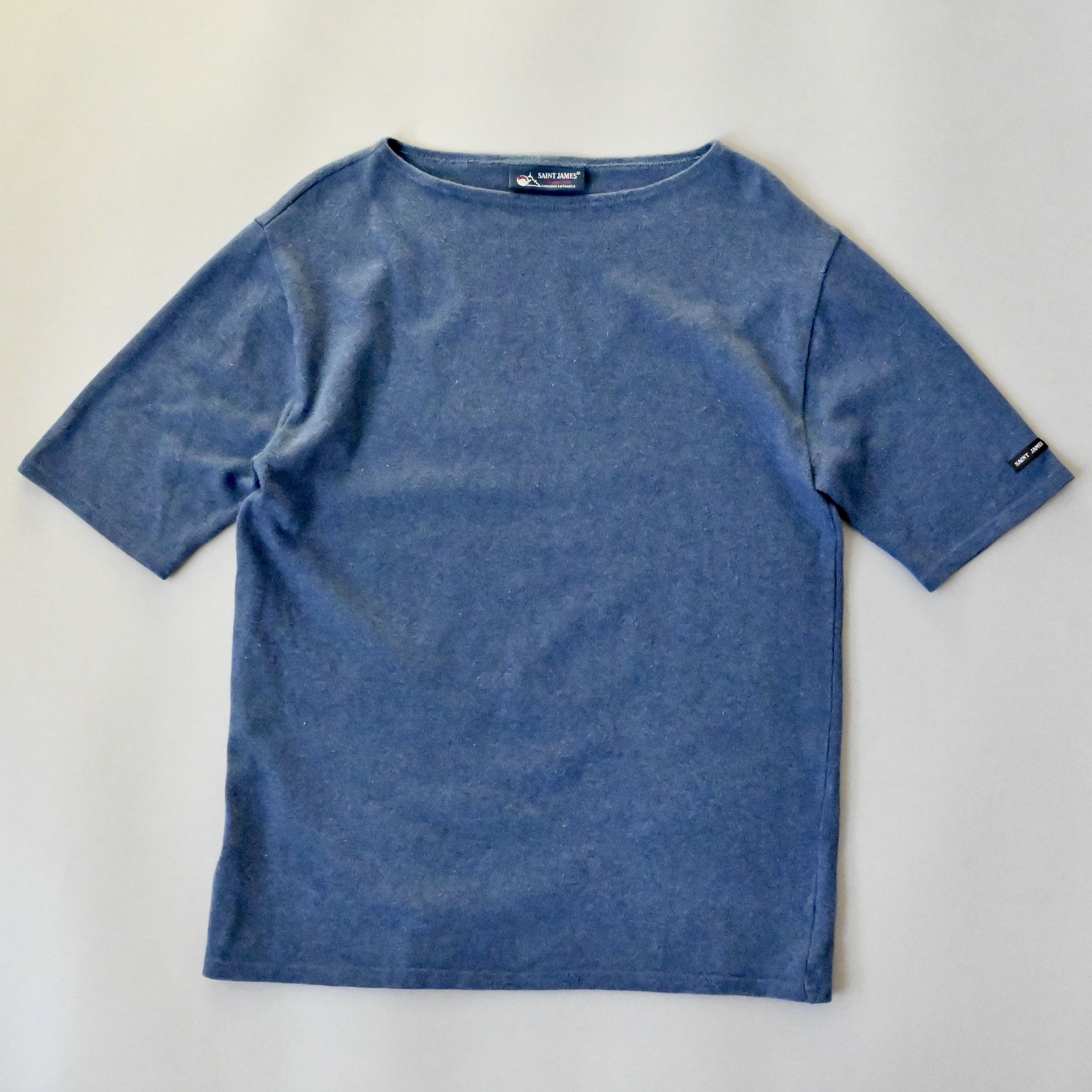 Saint James SAINT JAMES heavyweight cotton shirt, heather blue, 4 Size US M / EU 48-50 / 2 - 3 Thumbnail