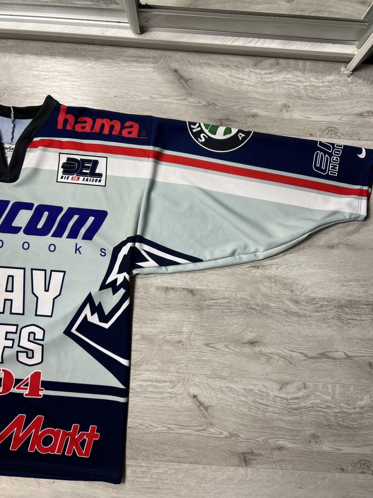 Other ERC INGOLSTADT PANTHER ICE HOCKEY 2004 FICENEC #38 JERSEY Size US XL / EU 56 / 4 - 3 Thumbnail