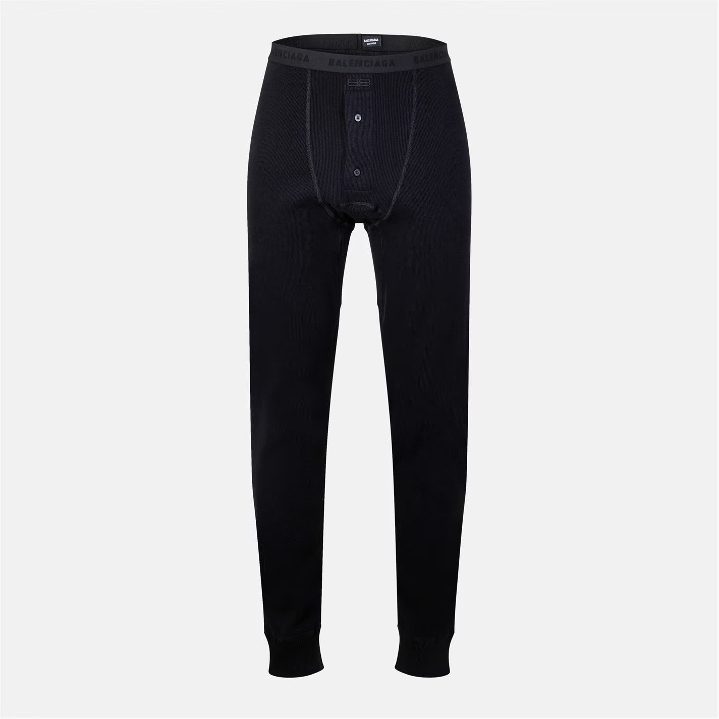 o1g2r1mq0226 Contoured Black Leggings In Black