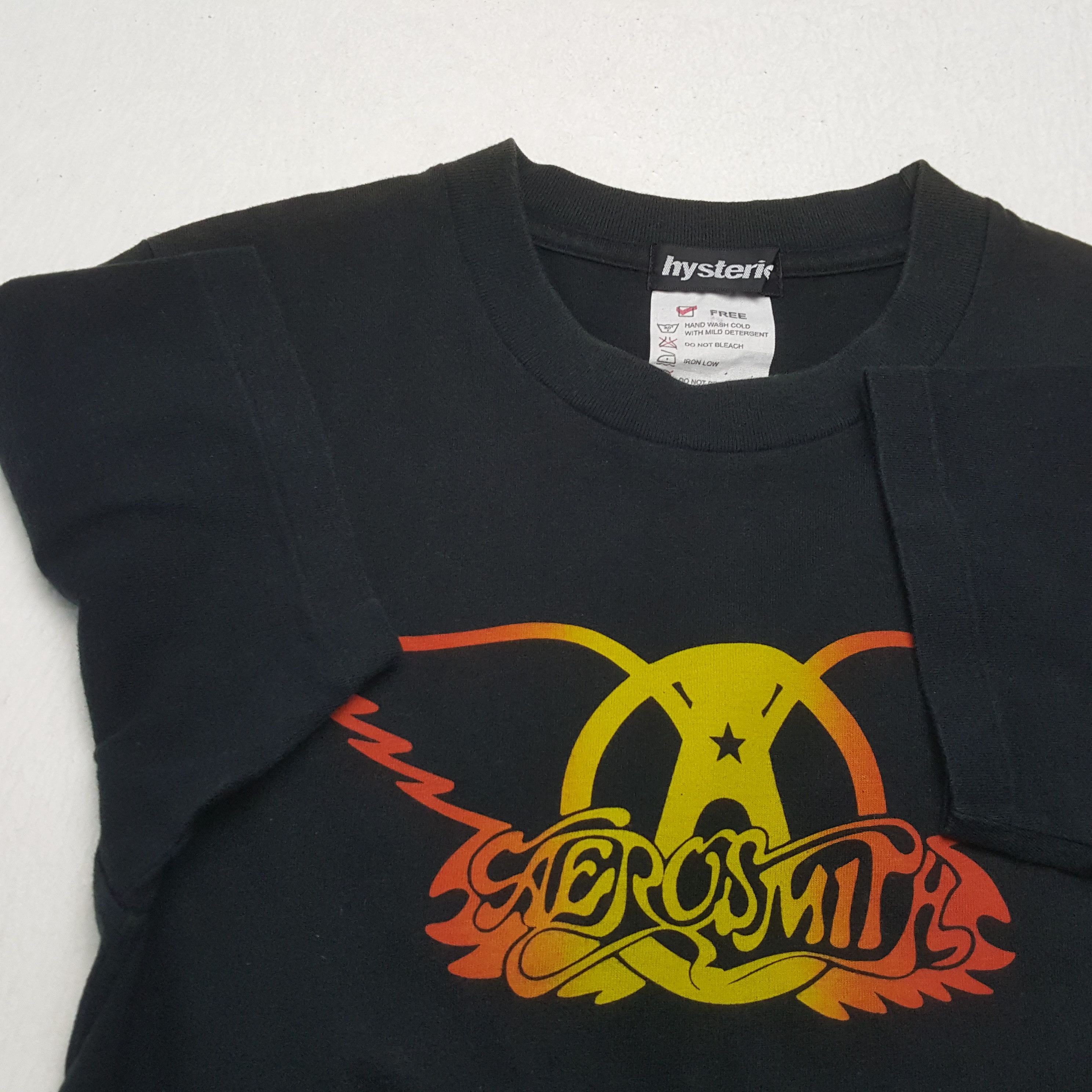 Aerosmith × Hysteric Glamour × Vintage HYSTERIC GLAMOUR x AEROSMITH Japanese Brand Vintage Tshirt Size US XS / EU 42 / 0 - 7 Thumbnail