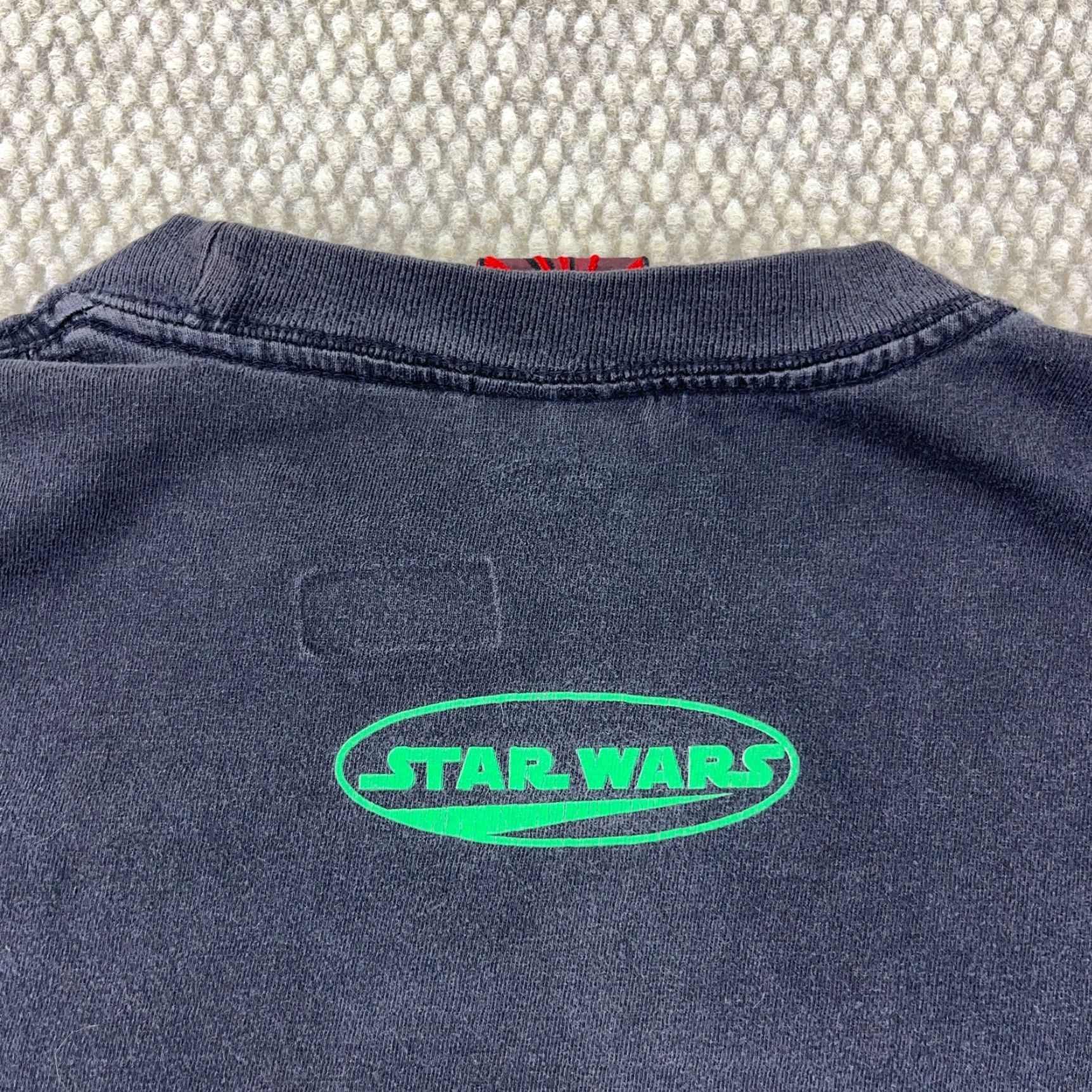 Star Wars VINTAGE Star Wars Shirt Men M Black Yoda Jedi Master Graphic Print Logo 90s 80s Movie Retro T-Shirt Mens Regular Short Sleeve Crew Neck Clothing Size US M / EU 48-50 / 2 - 6 Thumbnail