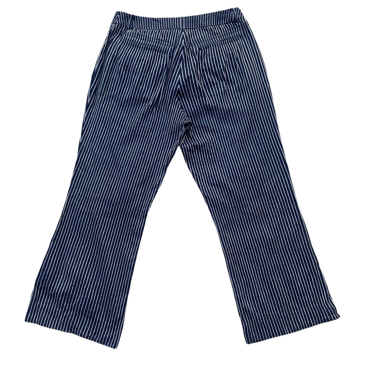 Lanvin LANVIN Sport Pinstripe Hickory Trousers Minimal Luxury Pants Size US 30 / EU 46 - 3 Thumbnail