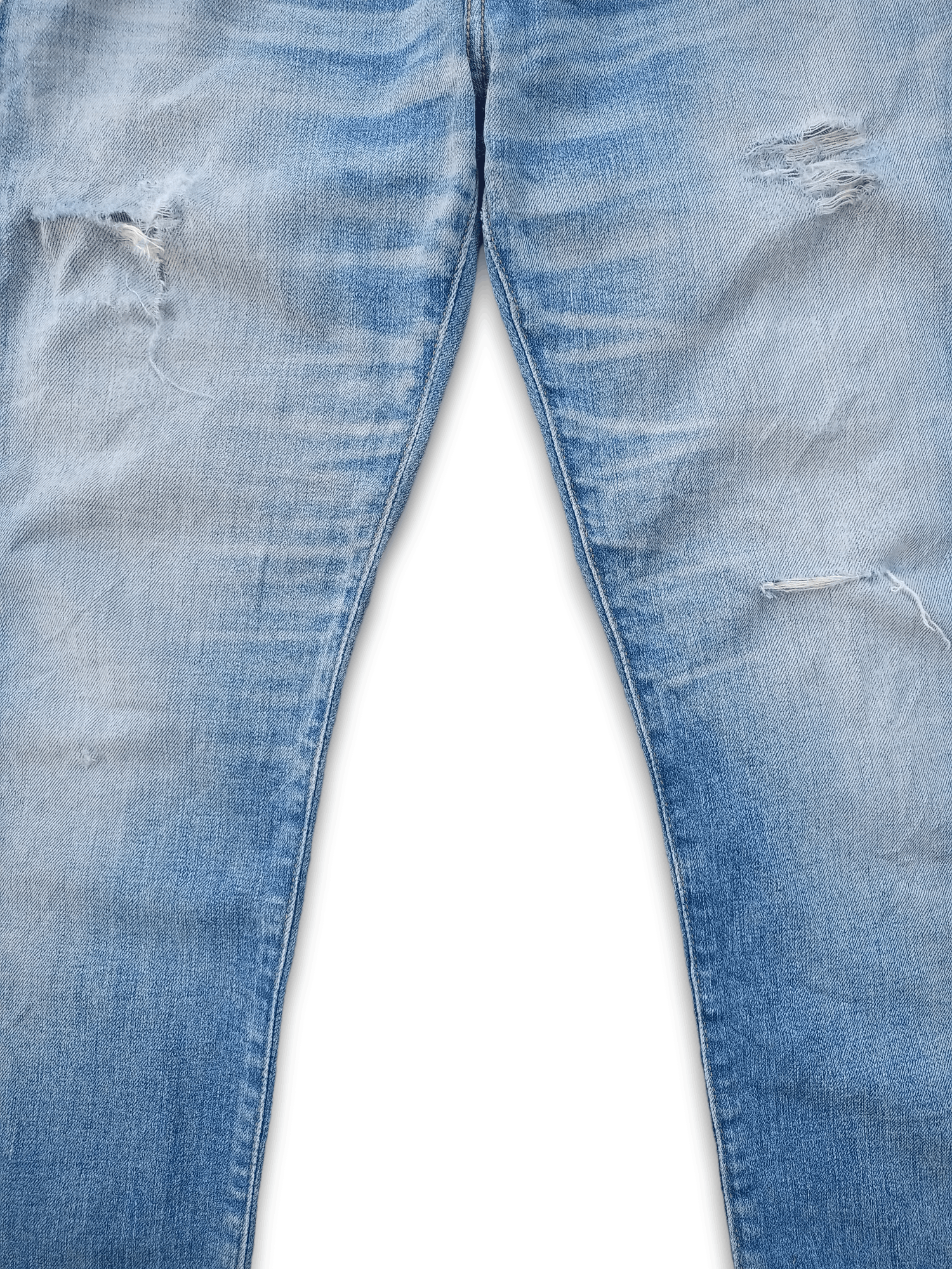 Levi's × Levi's Vintage Clothing Vintage Levis 551 Blue Wash Distressed Style Jeans Size US 30 / EU 46 - 6 Thumbnail