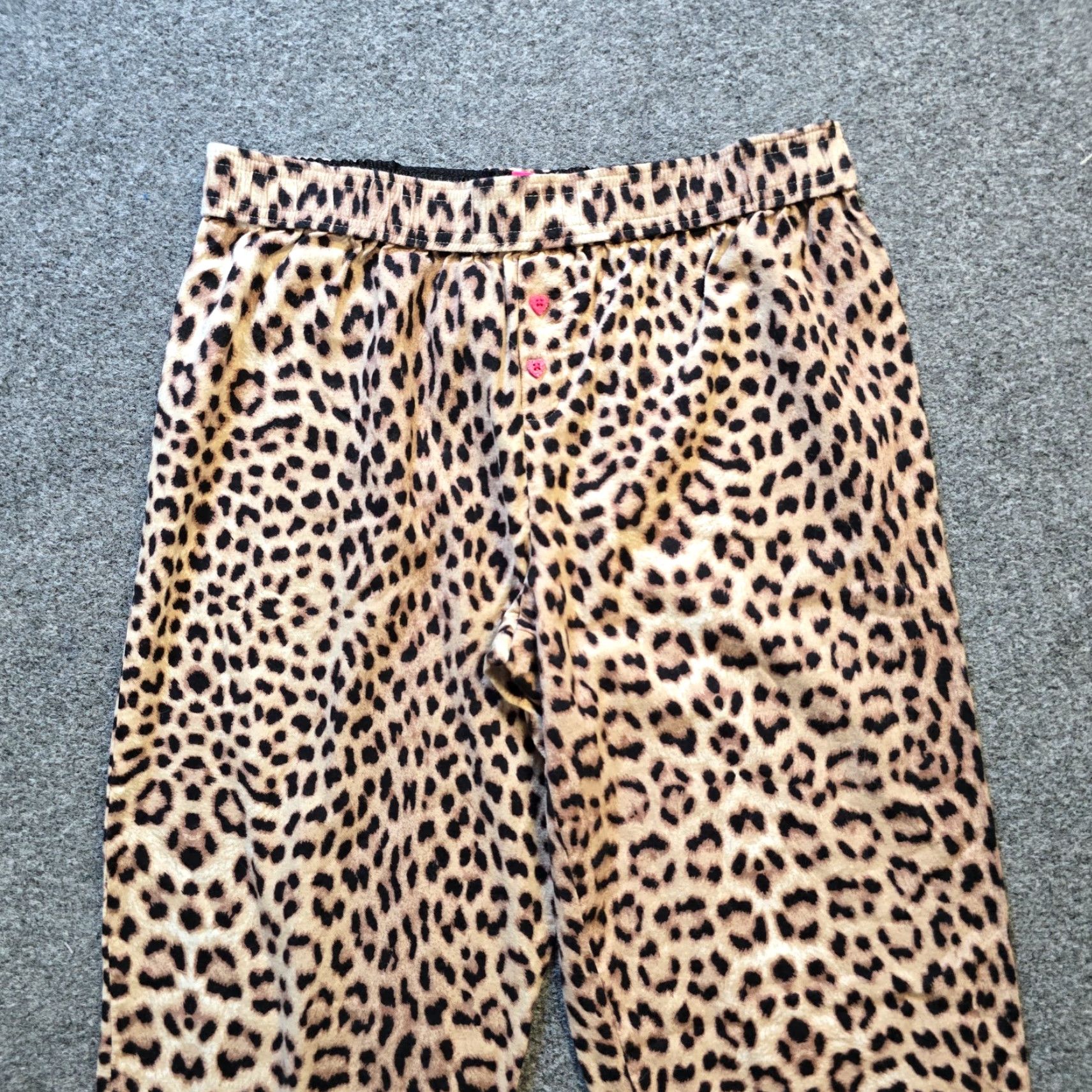 Betsey Johnson Betsey Johnson Women Pants Small Brown Leopard Pajama Lounge Pull On Casual Pajama Pants Leopard Print Size 28" / US 6 / IT 42 - 2 Thumbnail