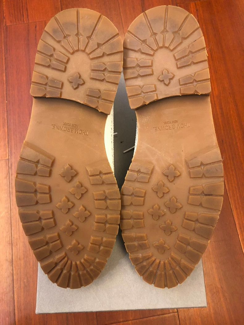 Thom Browne Thom Browne White carved leather shoes Size US 8 / EU 41 - 2 Thumbnail