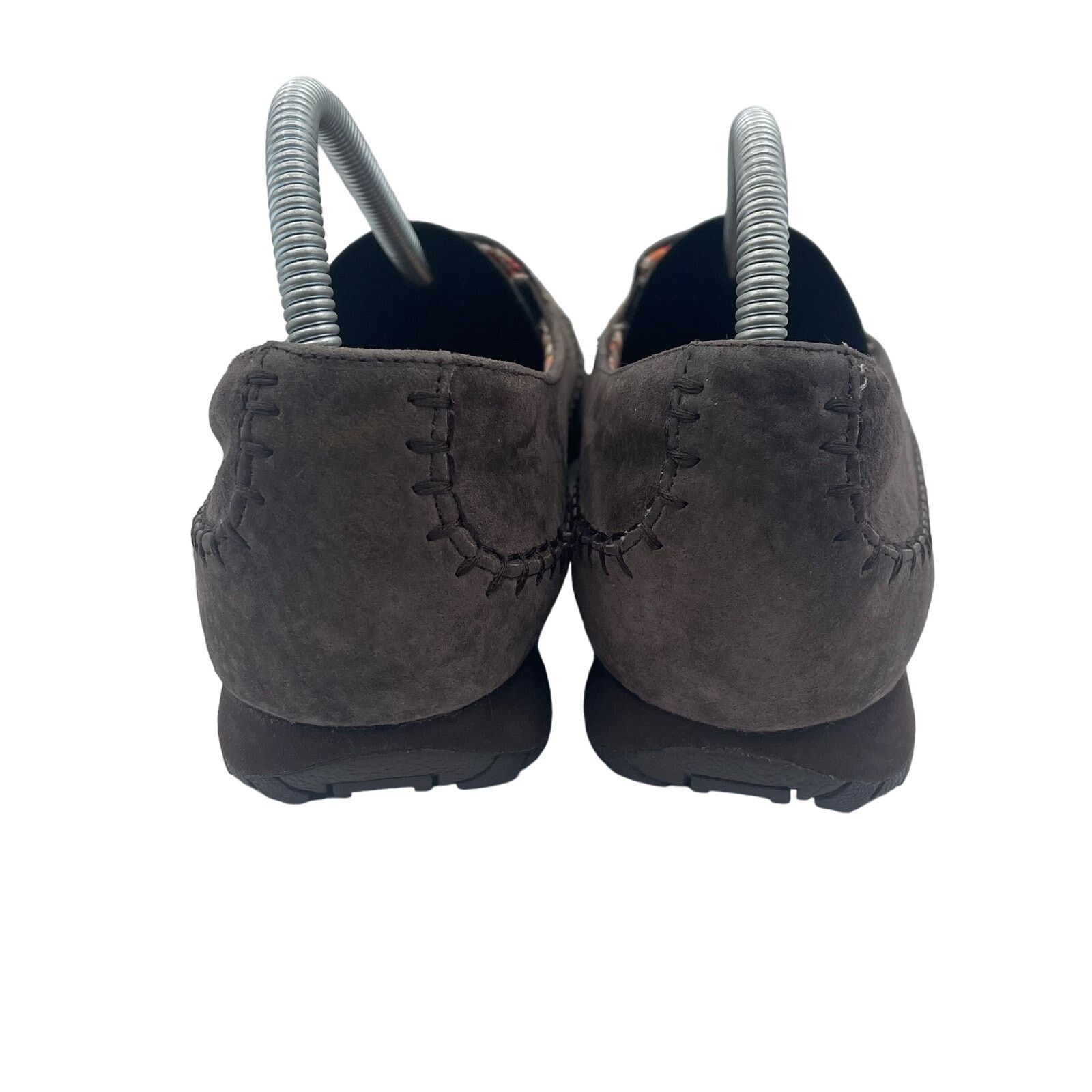 SKECHERS Skechers Relaxed Biker Pedestrian Suede Chocolate Flats 10 Size US 10 / IT 40 - 3 Thumbnail