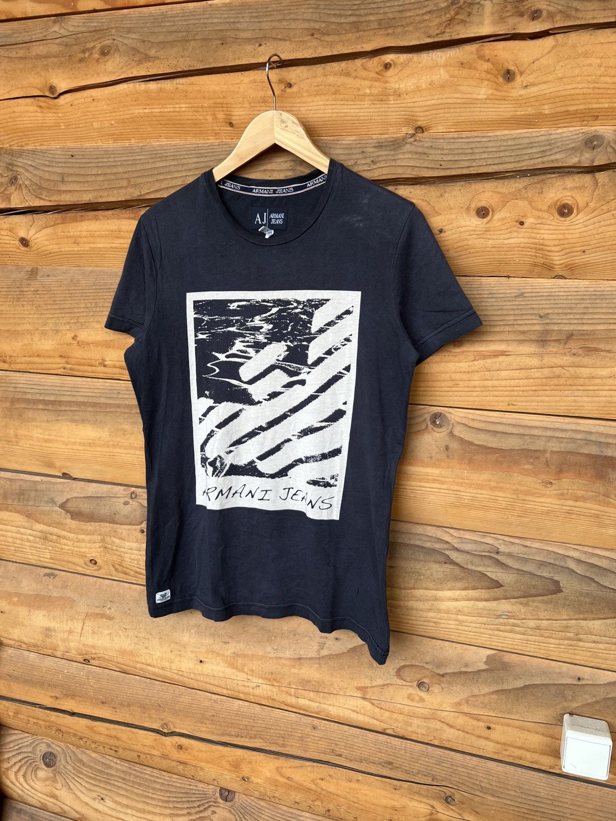 Emporio Armani VINTAGE EMPORIO ARMANI JEANS Y2K HYPE SWAG DRIP T SHIRT FASH Size US M / EU 48-50 / 2 - 1 Thumbnail
