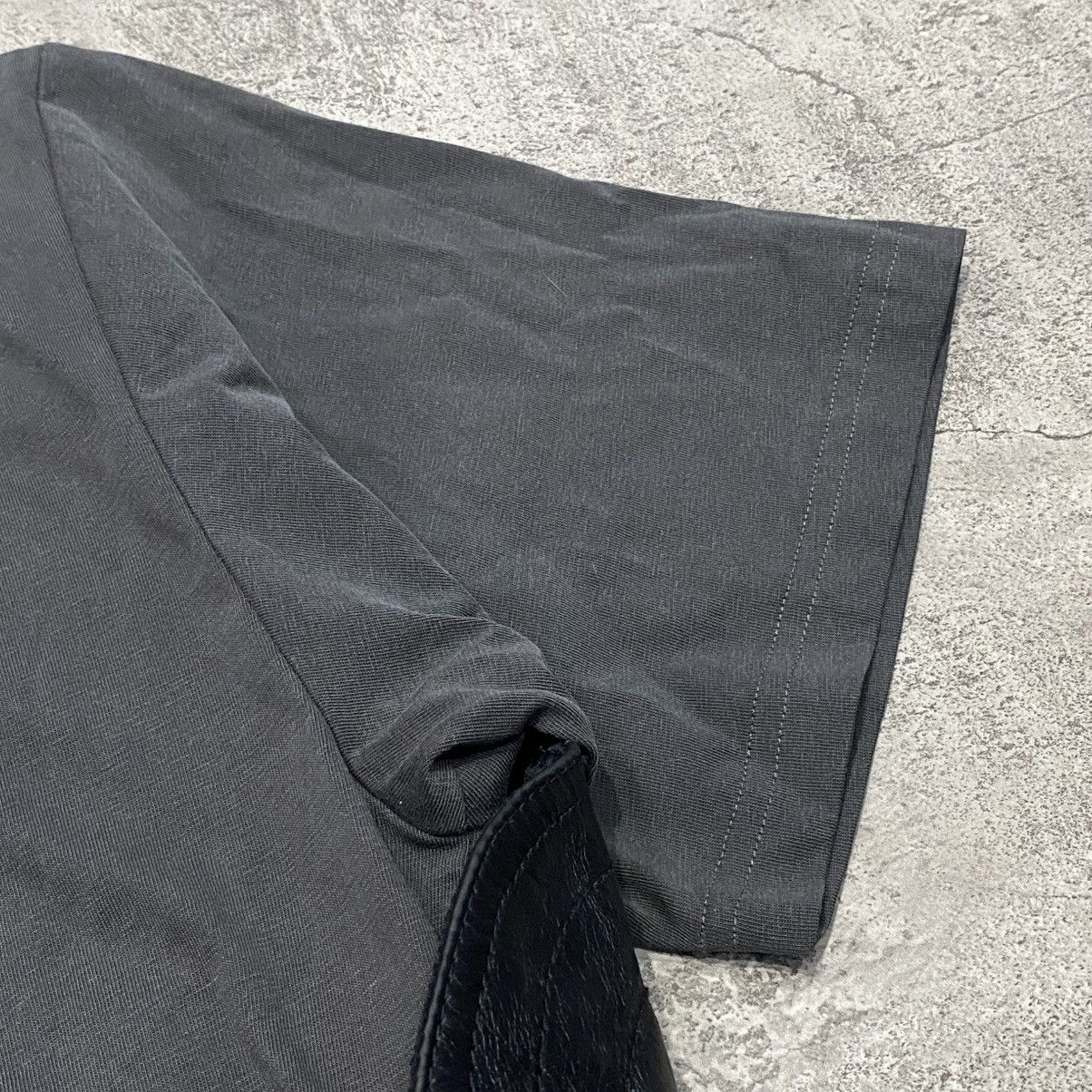 Balenciaga Balenciaga Hybrid Leather Racer Short Sleeve Jacket Size US XS / EU 42 / 0 - 5 Thumbnail